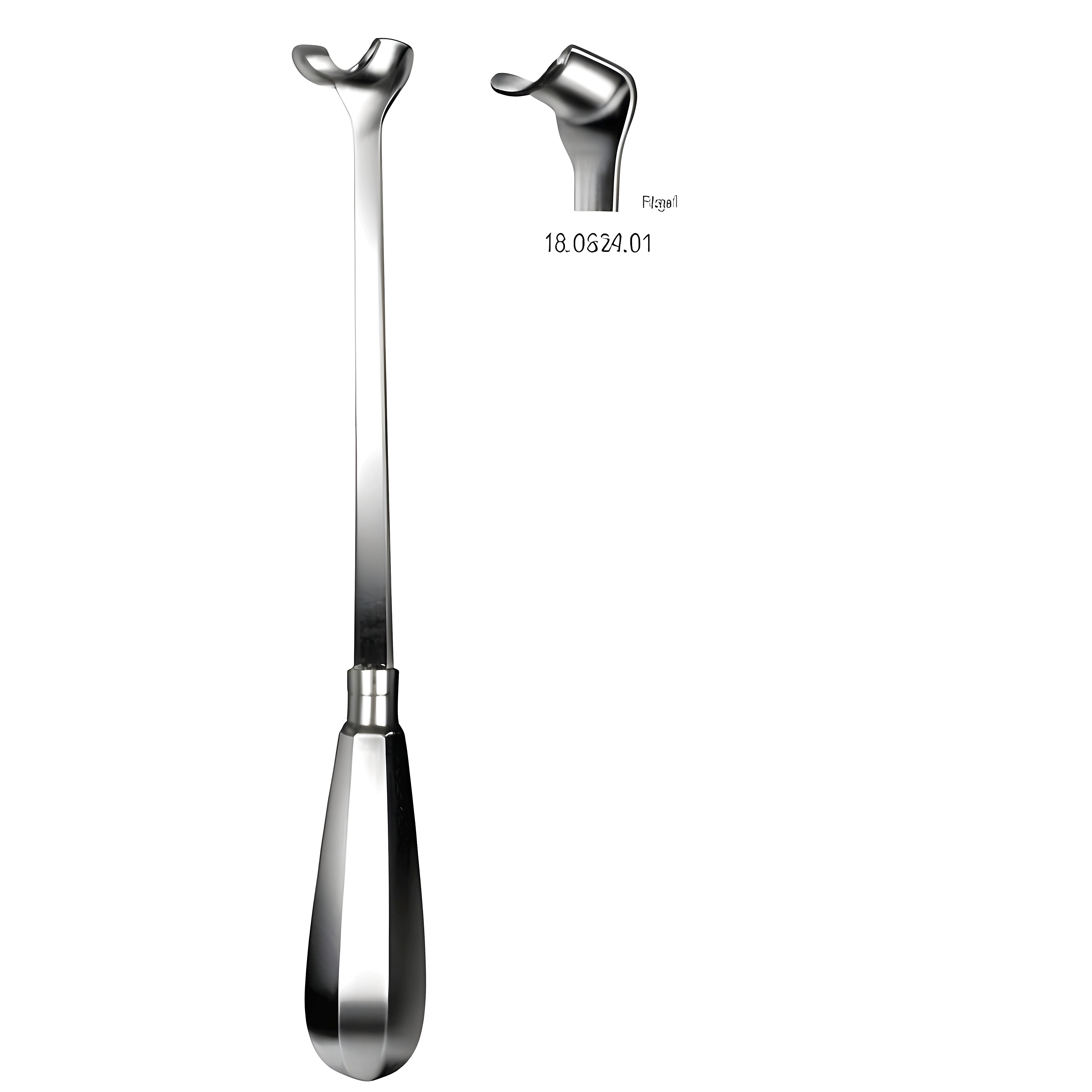 Ross Aortic Wall Retractor 16x15mm, 27cm