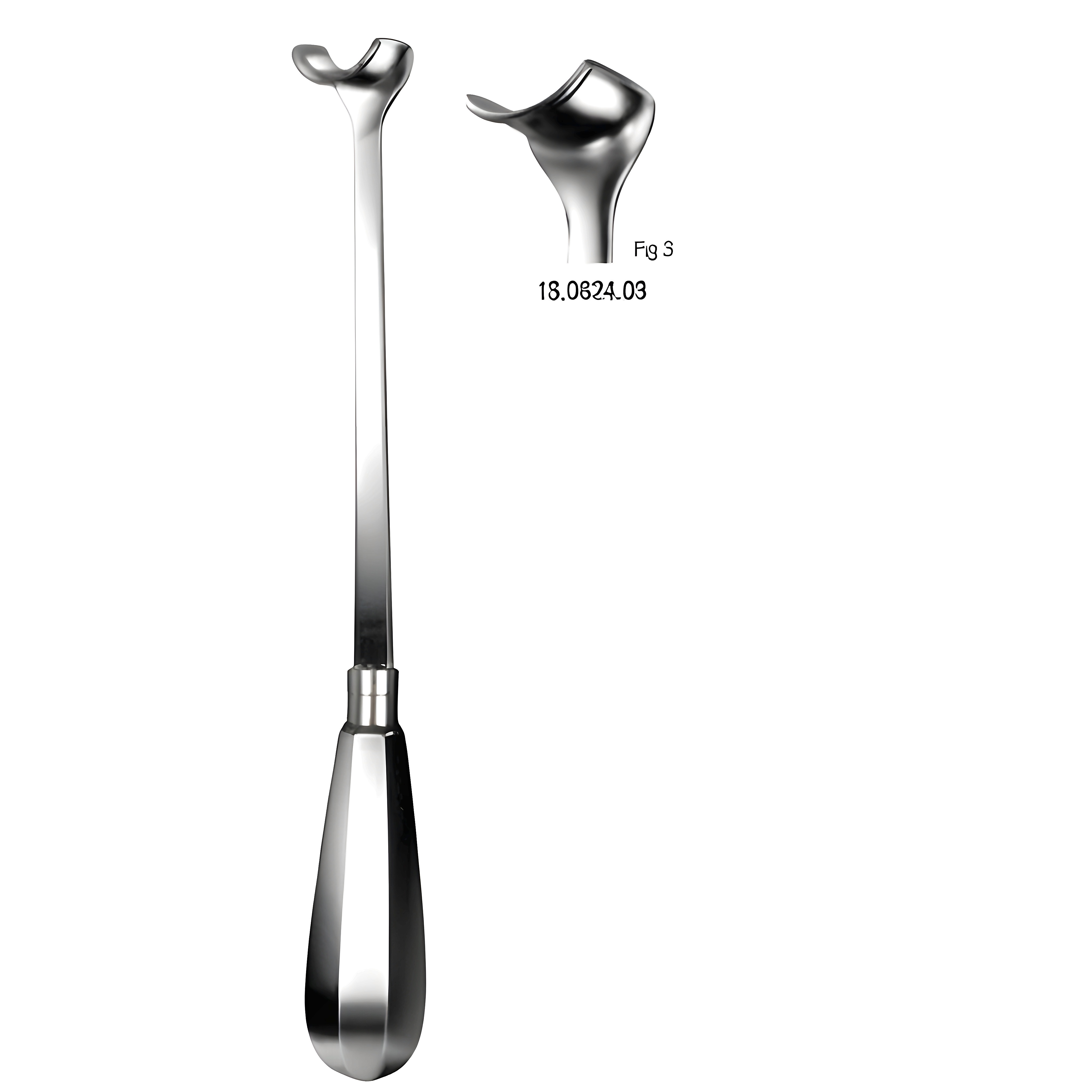 Ross Aortic Wall Retractor 24x16mm, 27cm
