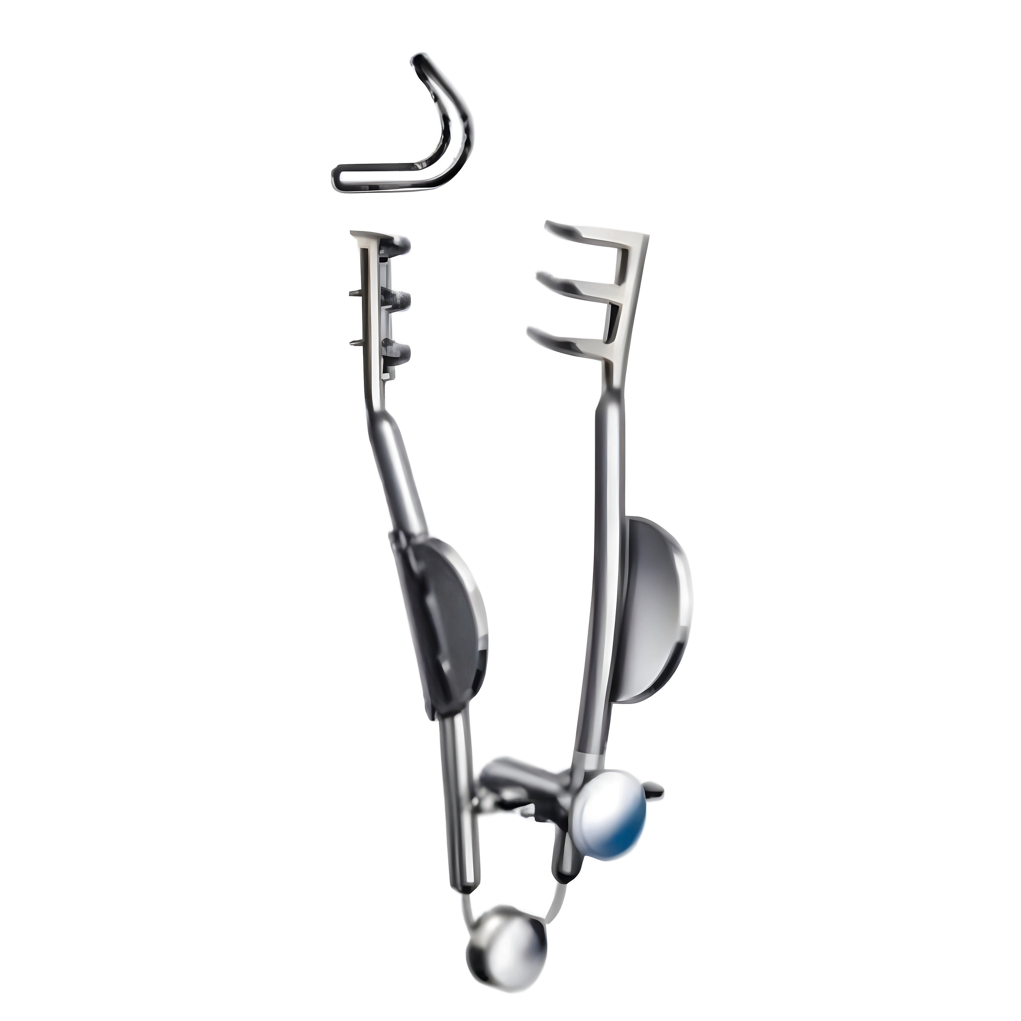 Buckley Skin Retractor sharp 3x3pr. 6cm