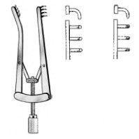 Alm Retractor blunt 10cm