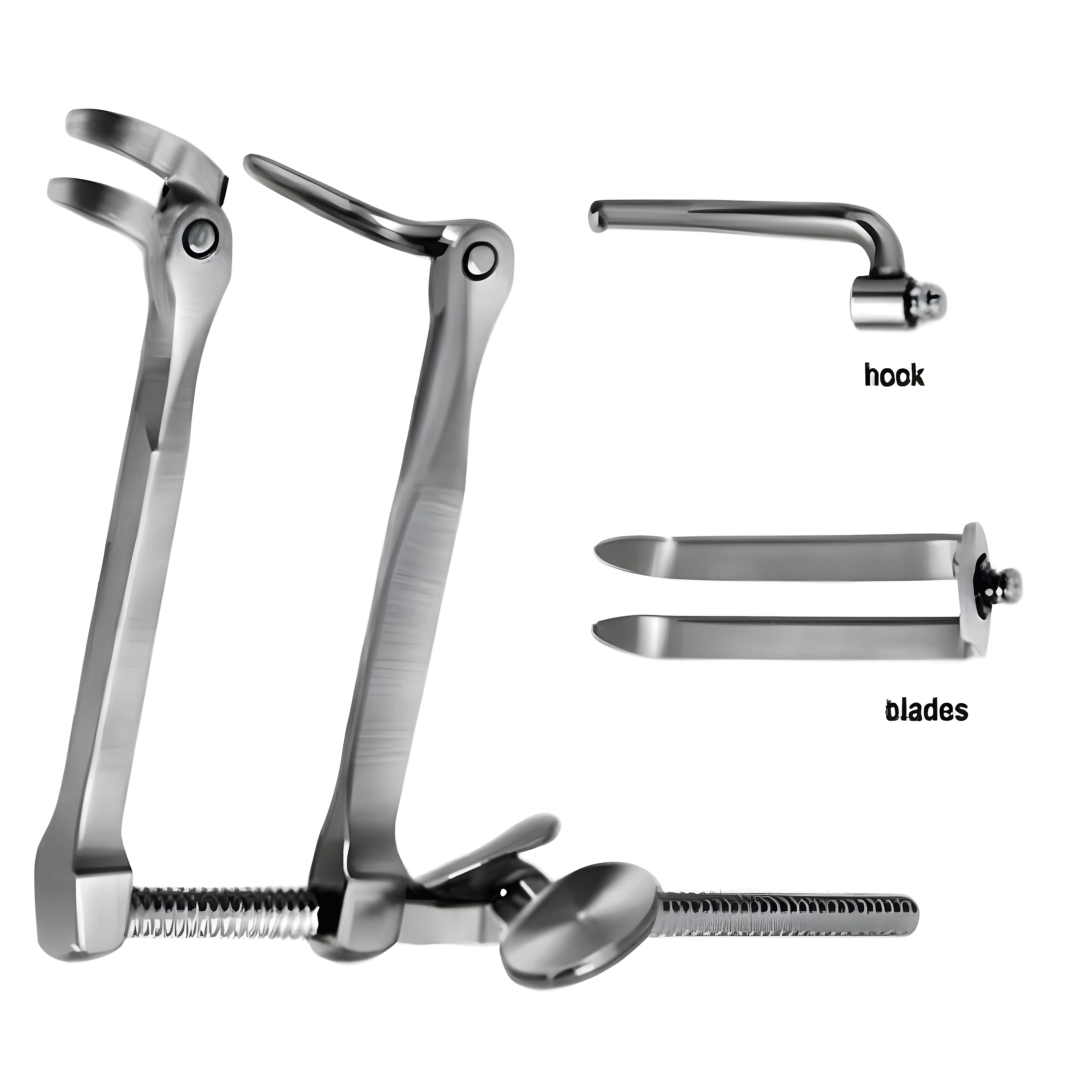 Caspar Retractor w/hook, 5 blades