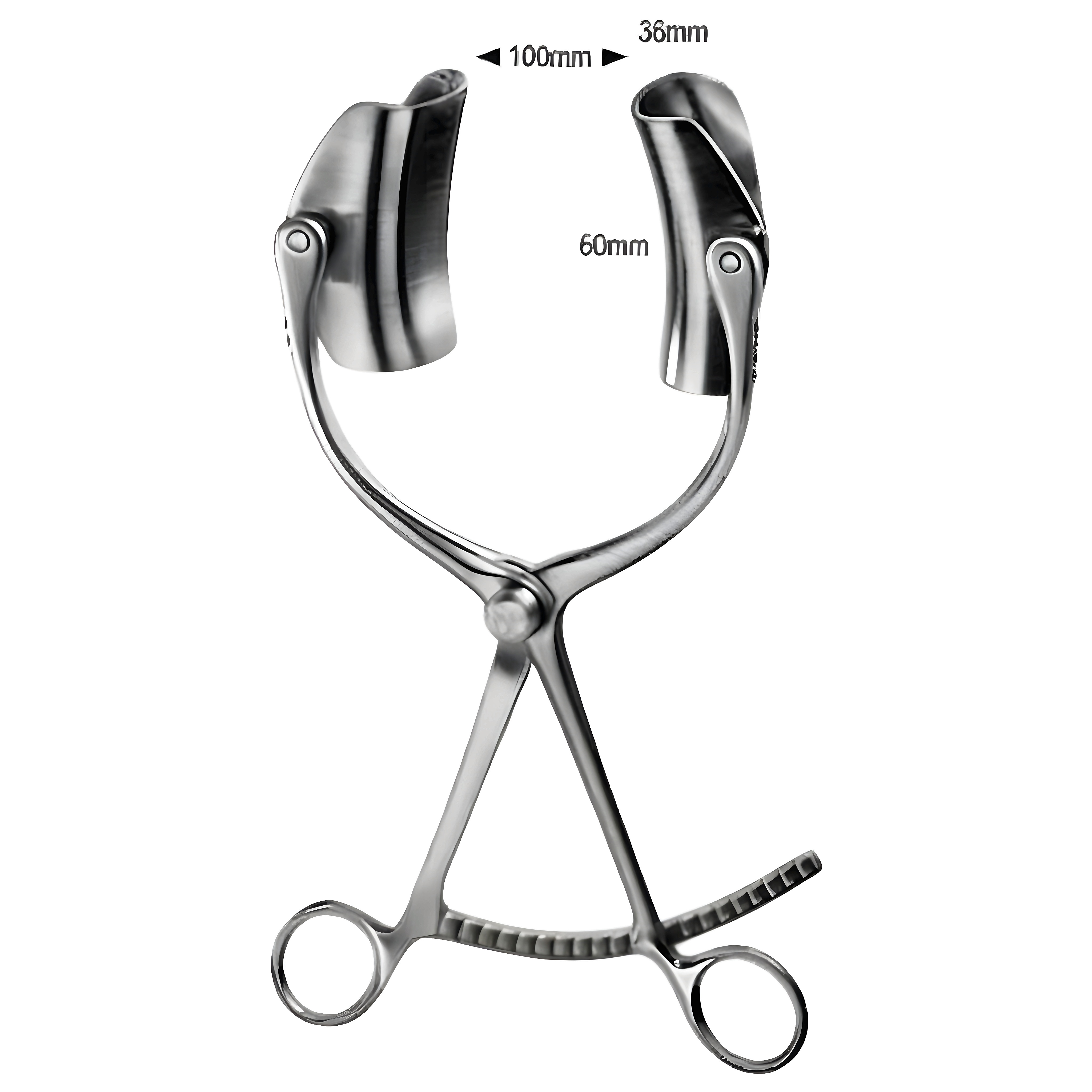 Collin/Pozzi Abdominal Retractor 38x60x100mm,