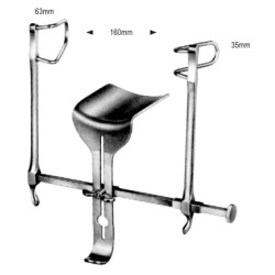 Gosset Abdominal Retractor complete, 16cm