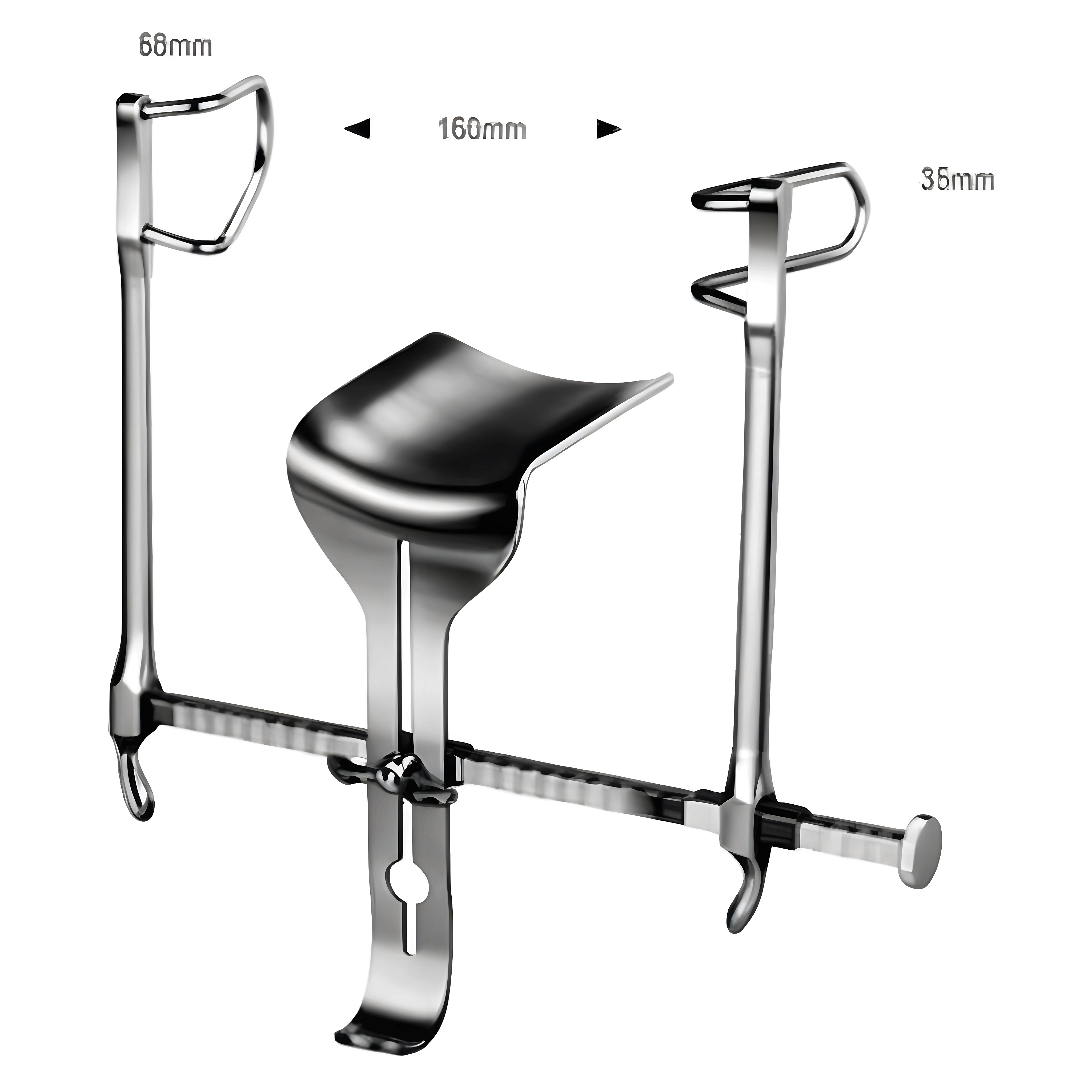 Gosset Abdominal Retractor complete, 16cm
