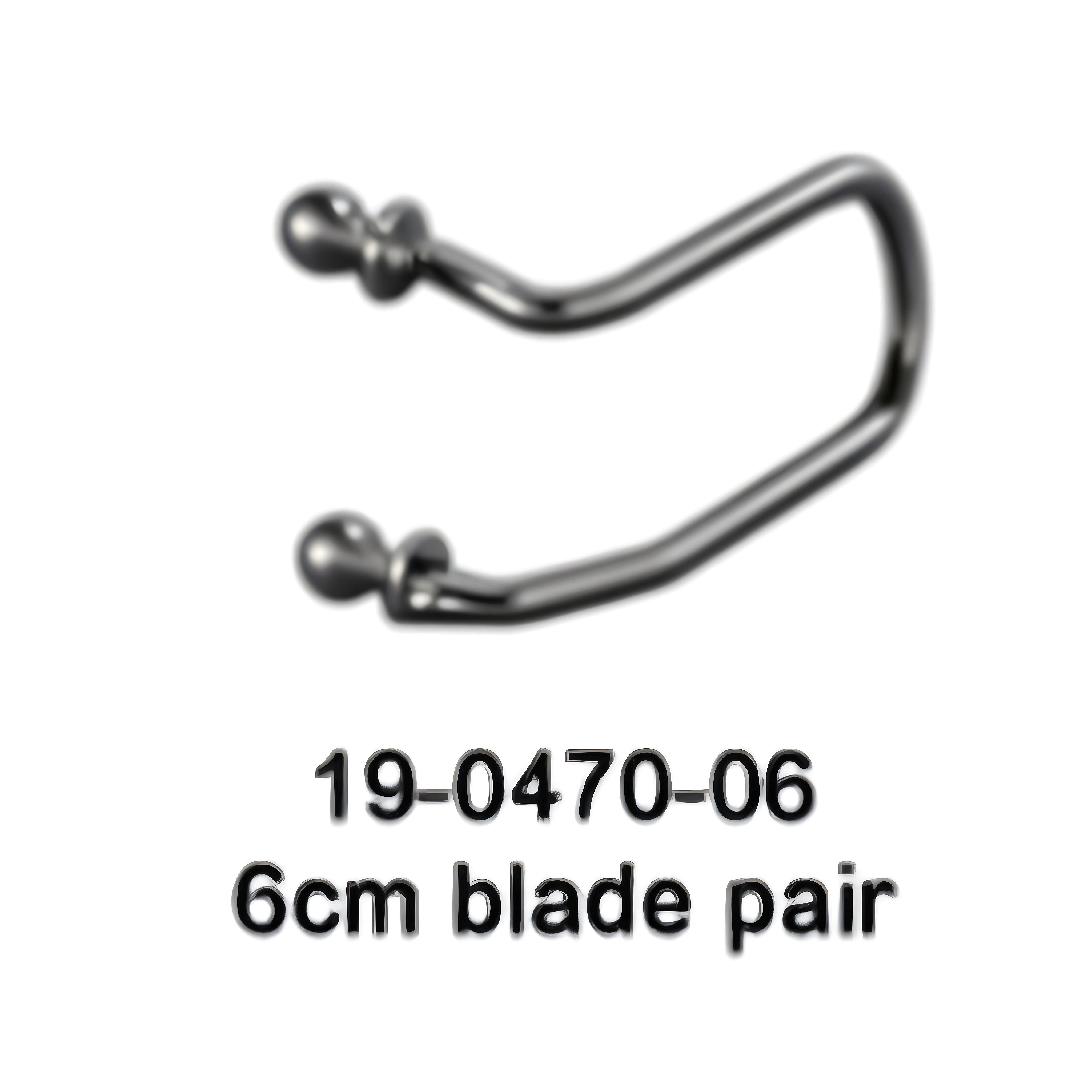 Lateral Blade for Balfour Retractor pair 6cm deep