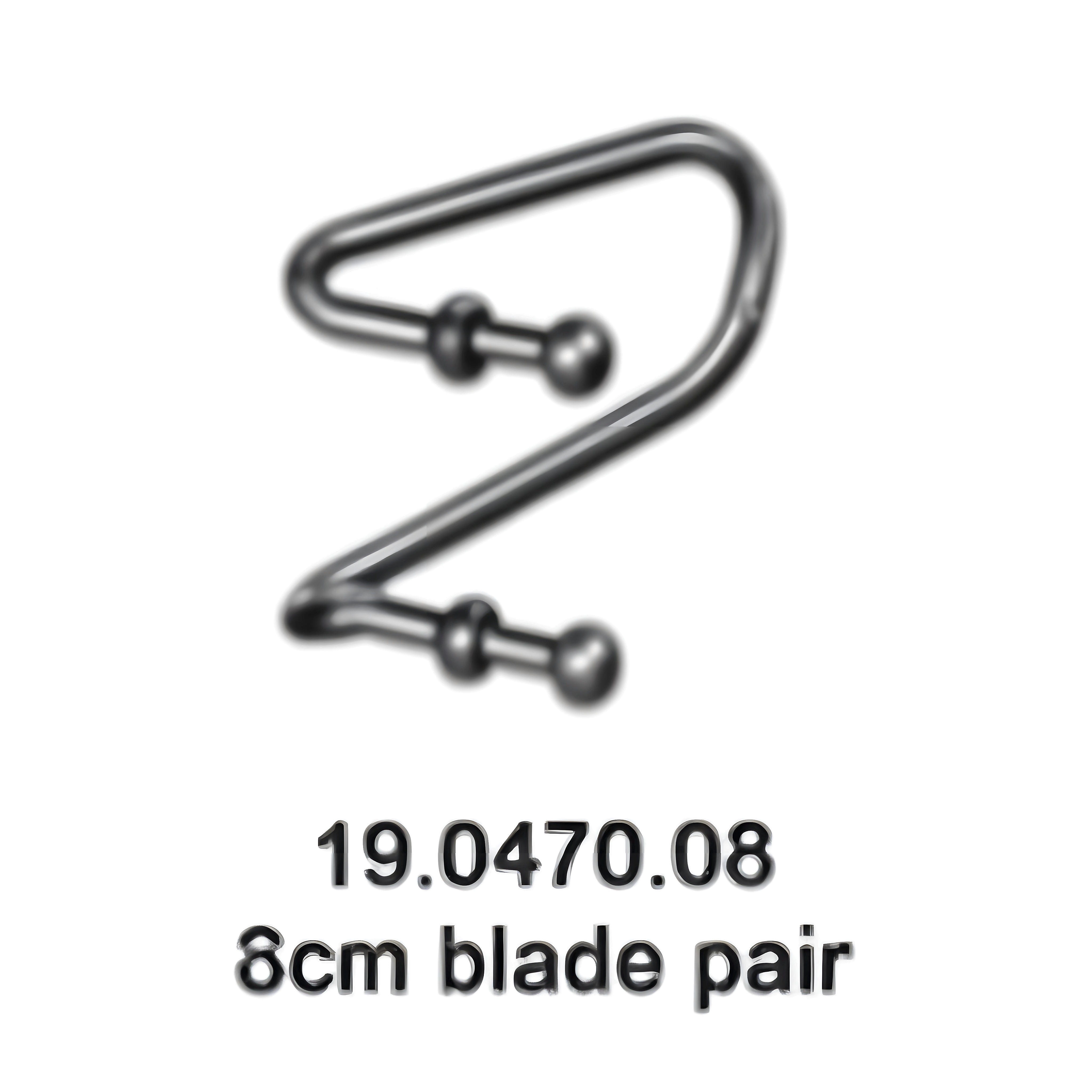 Lateral Blade for Balfour Retractor pair 8cm deep