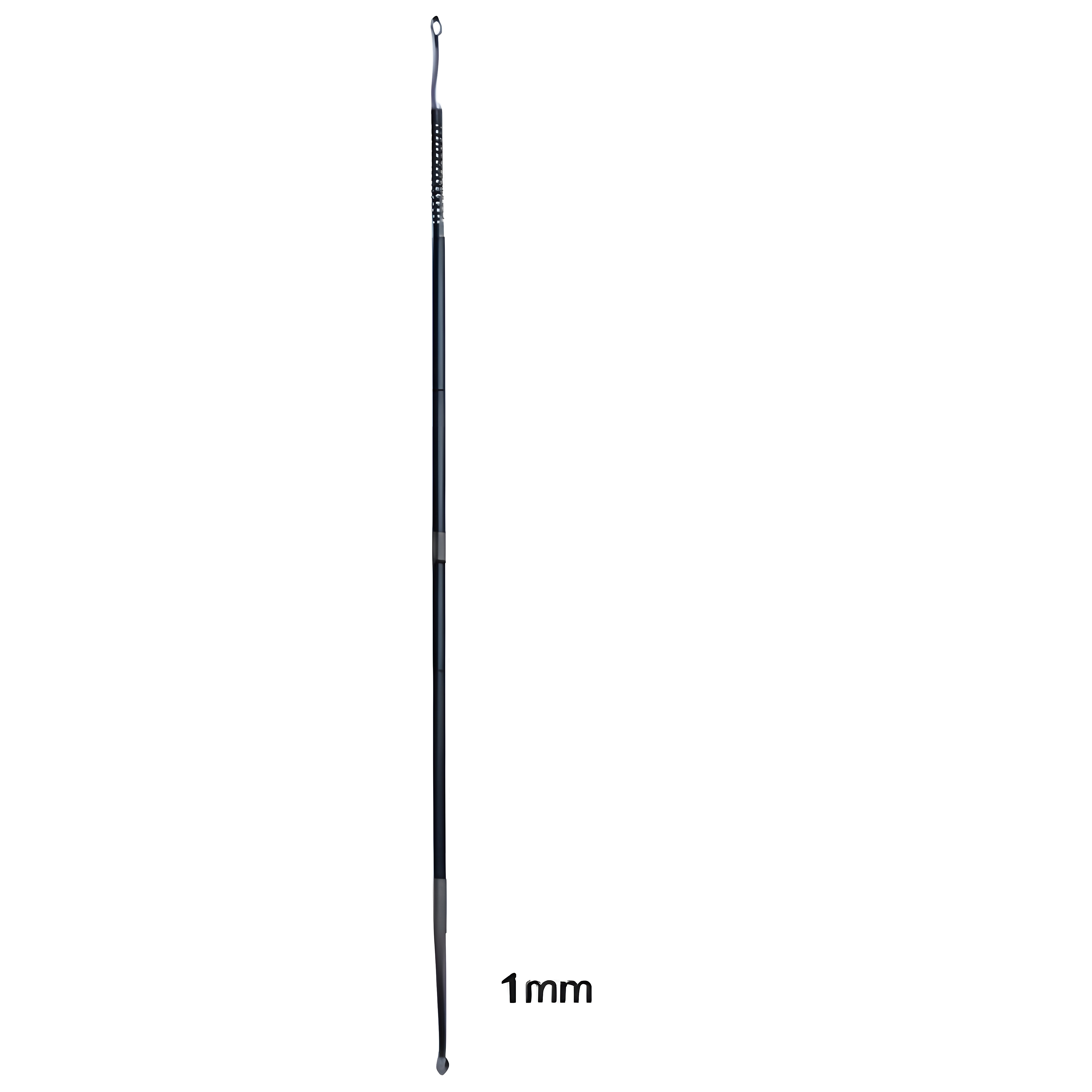 Probe Buttoned D/E 1mm, 16cm