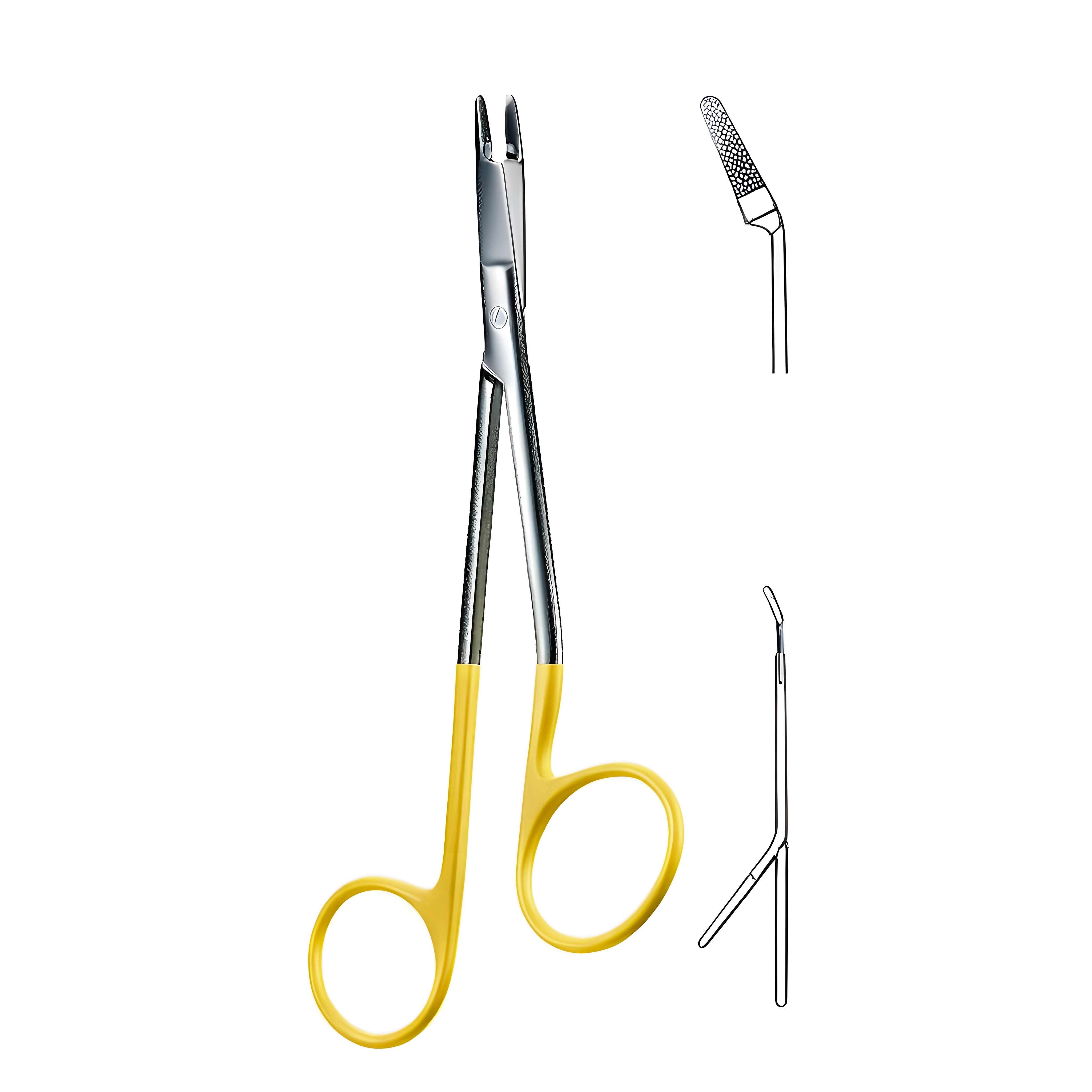 Gillies Mini Ndle Holder w/Scissors 14cm TC