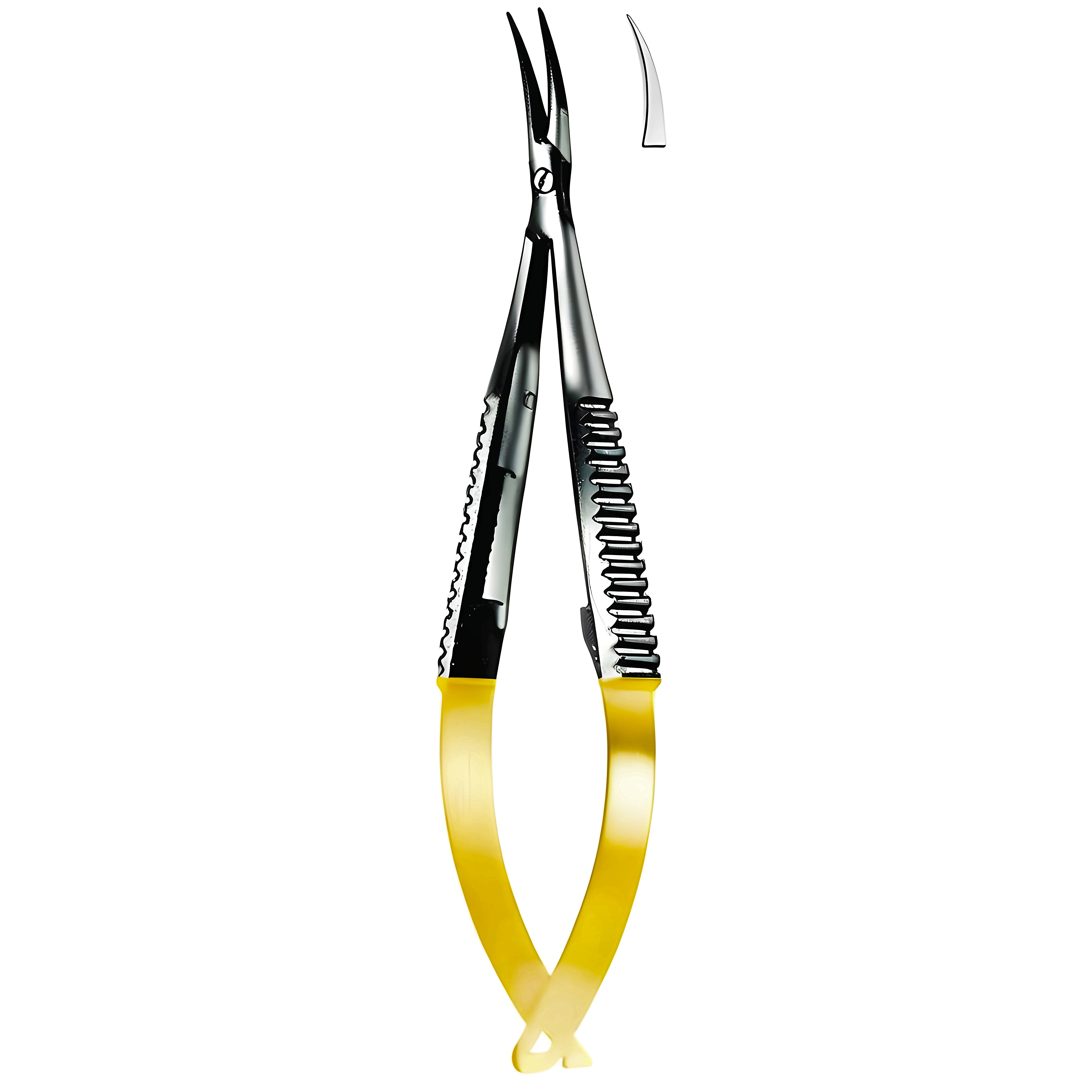 Castroviejo Ndle Holder cvd w/lock 9cm TC