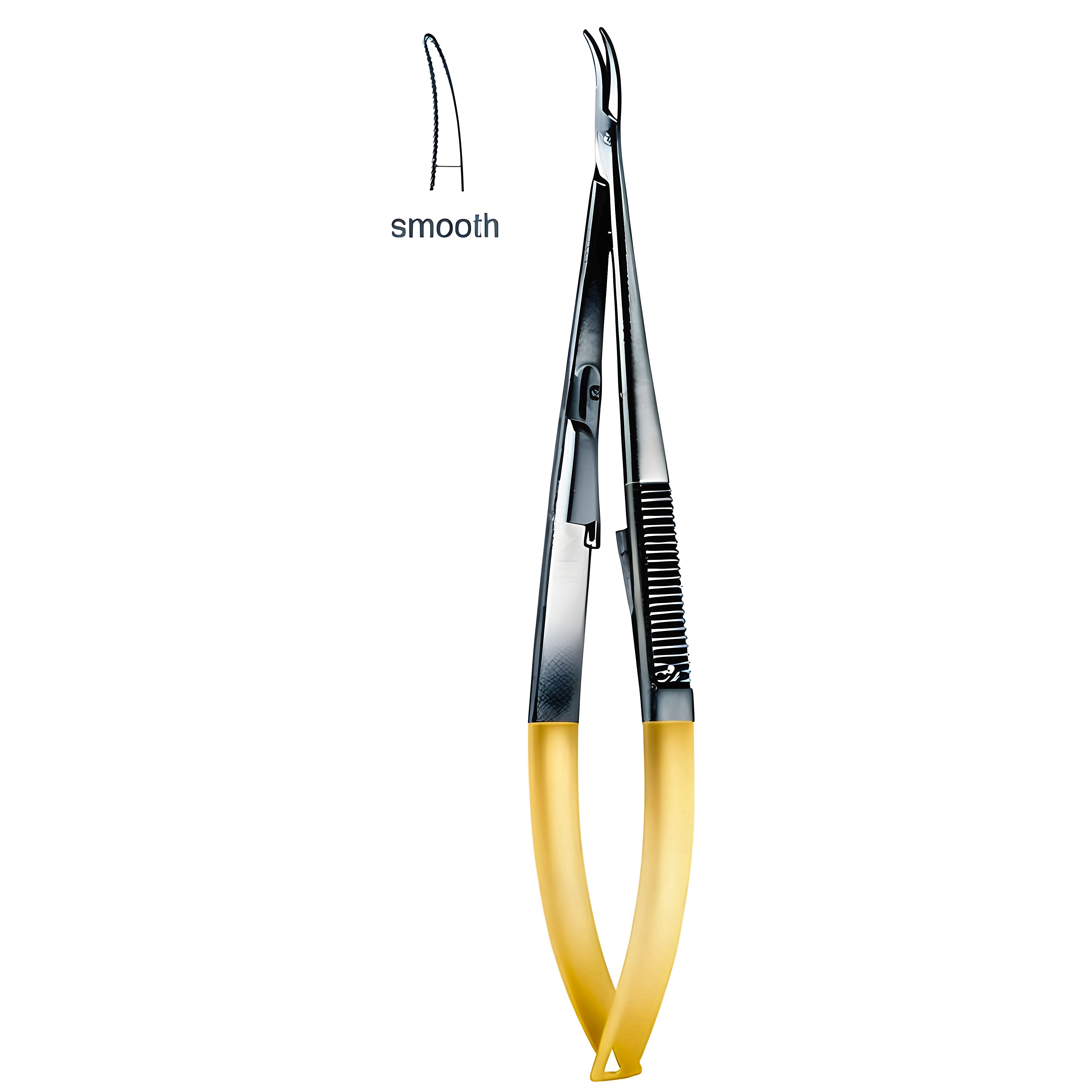 Castroviejo Ndle Holder w/catch cvd 14cm TC