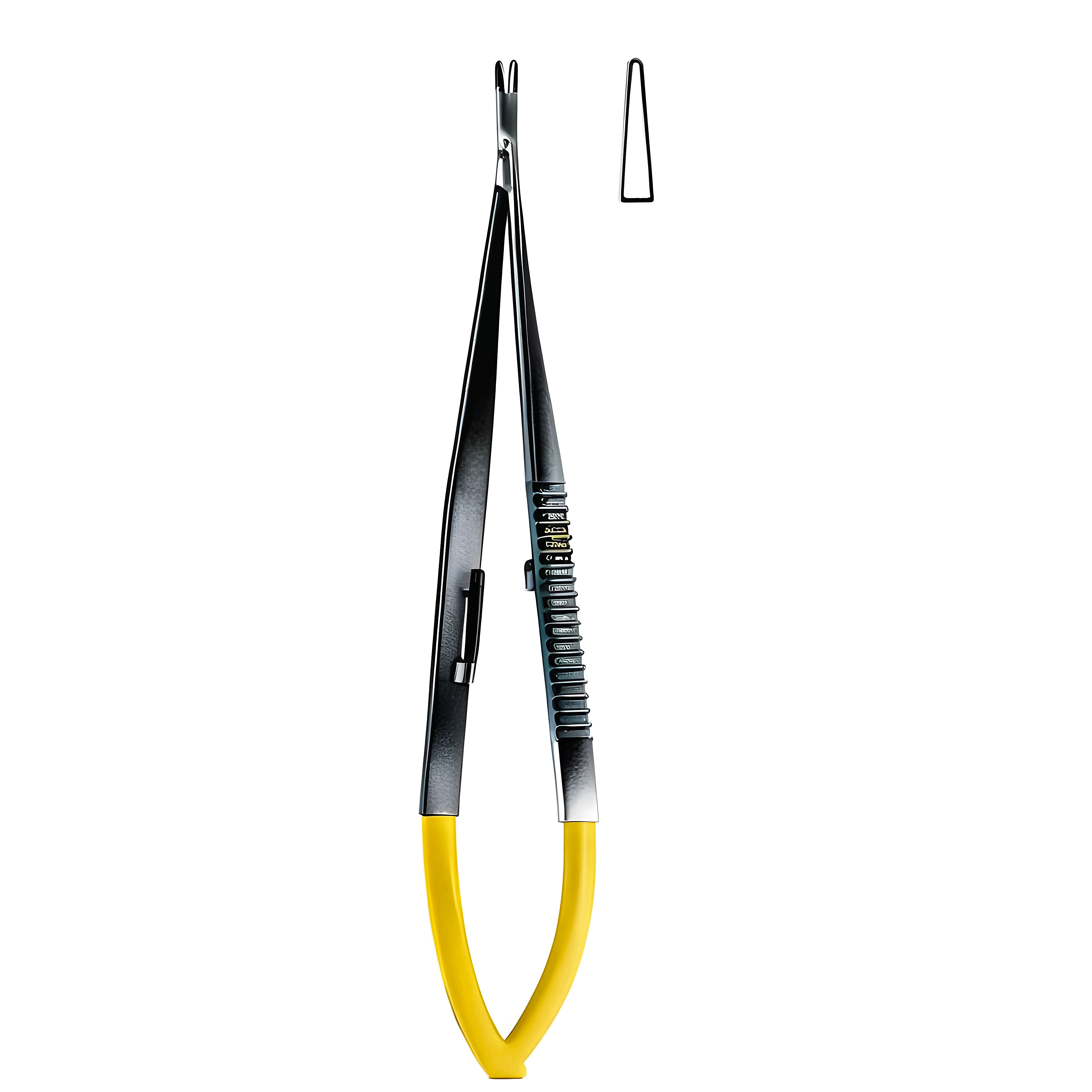 Jacobson Ndle Holder w/catch smooth 18.5cm TC