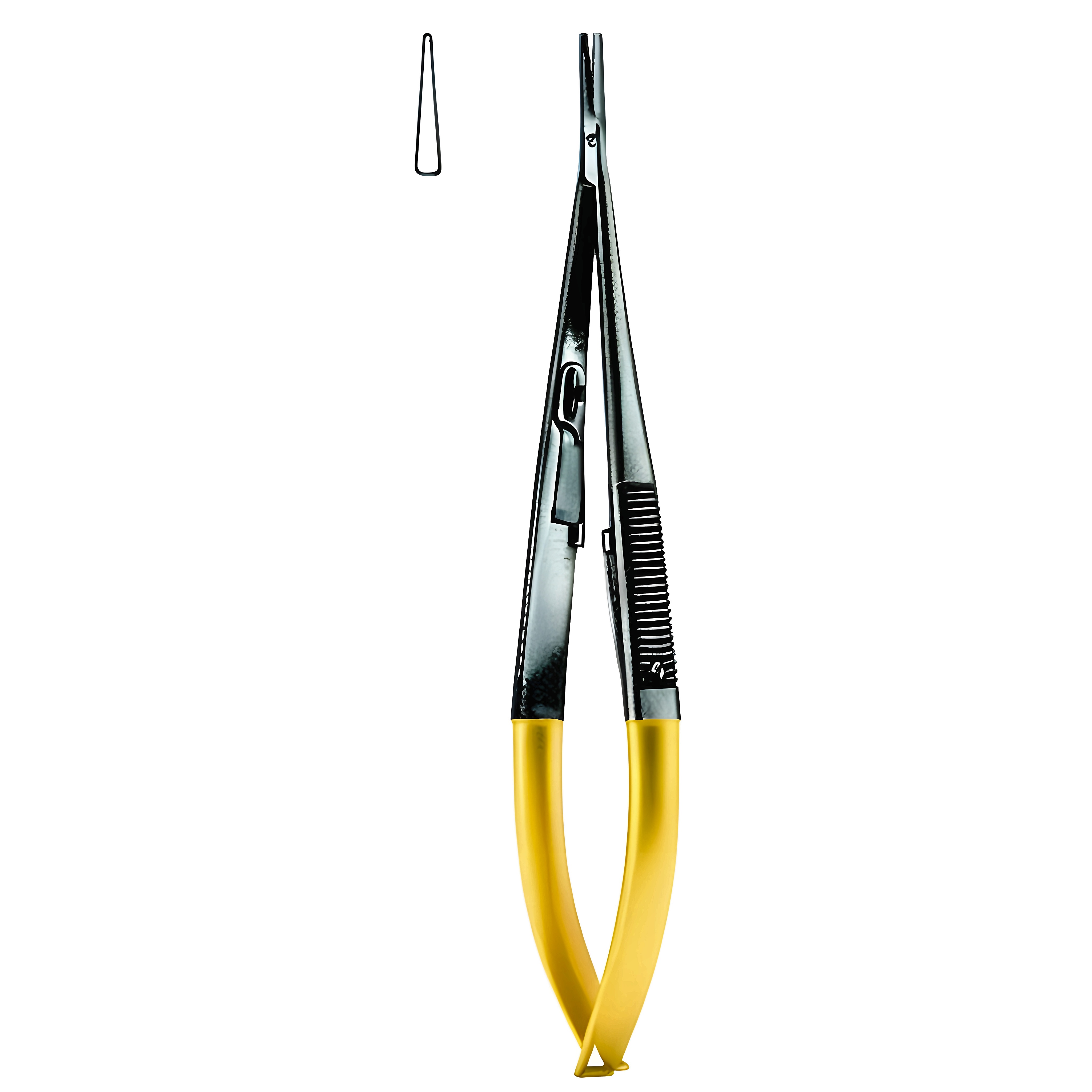 Castroviejo Ndle Holder str smooth 10cm TC w/