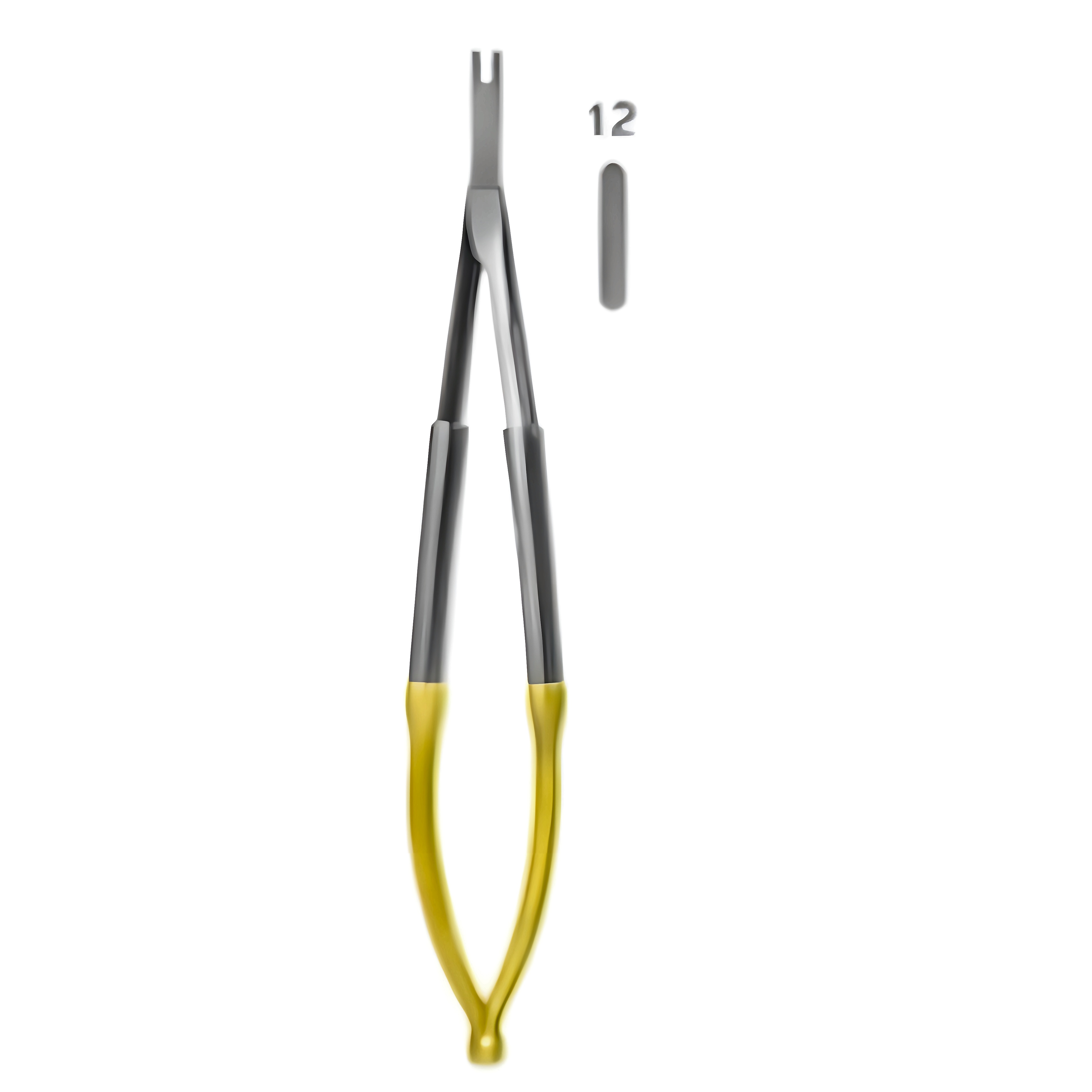 Castroviejo Ndle Holder str 1.2mm 15cm TC R/H