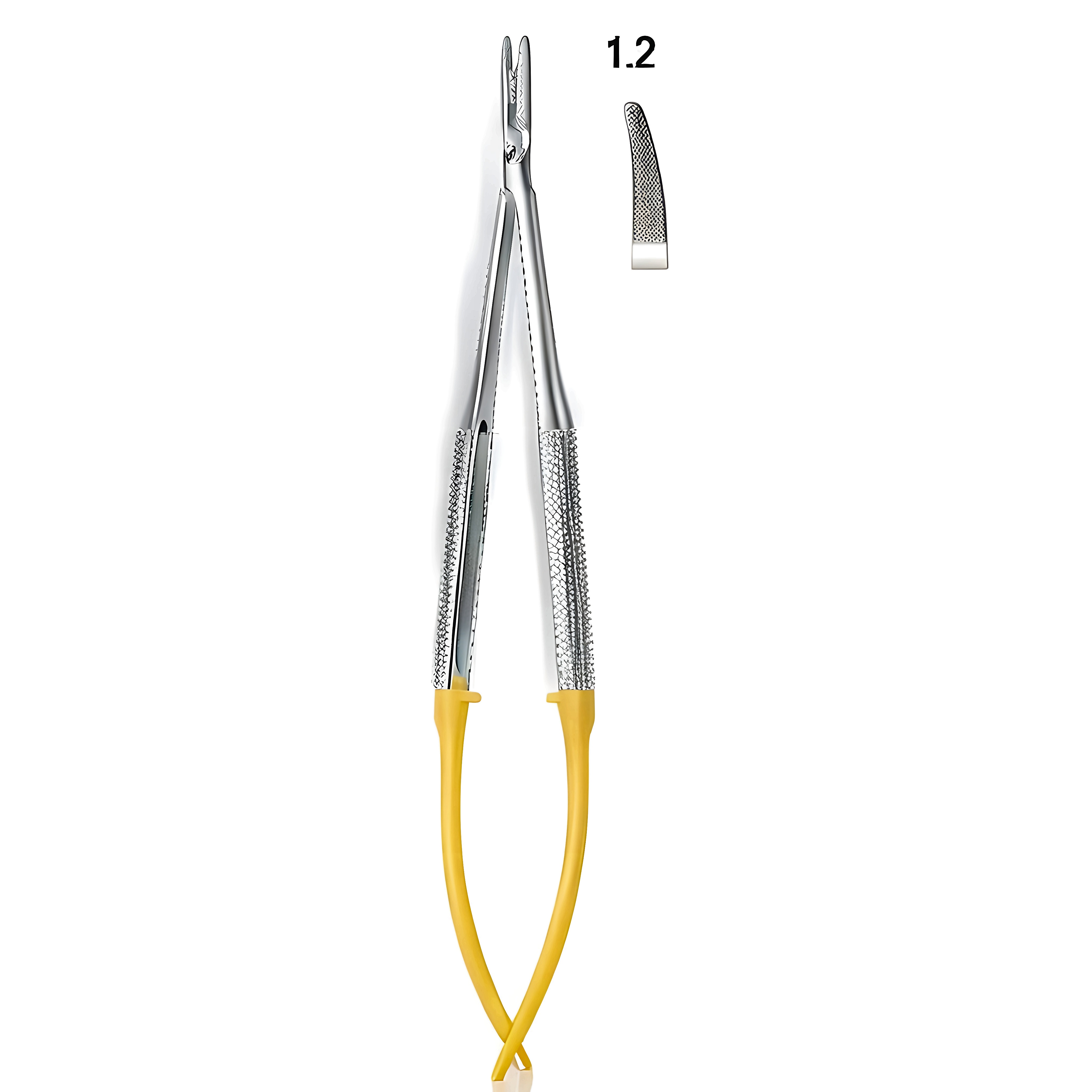 Castroviejo Ndle Holder cvd 1.5mm 14cm TC R/H