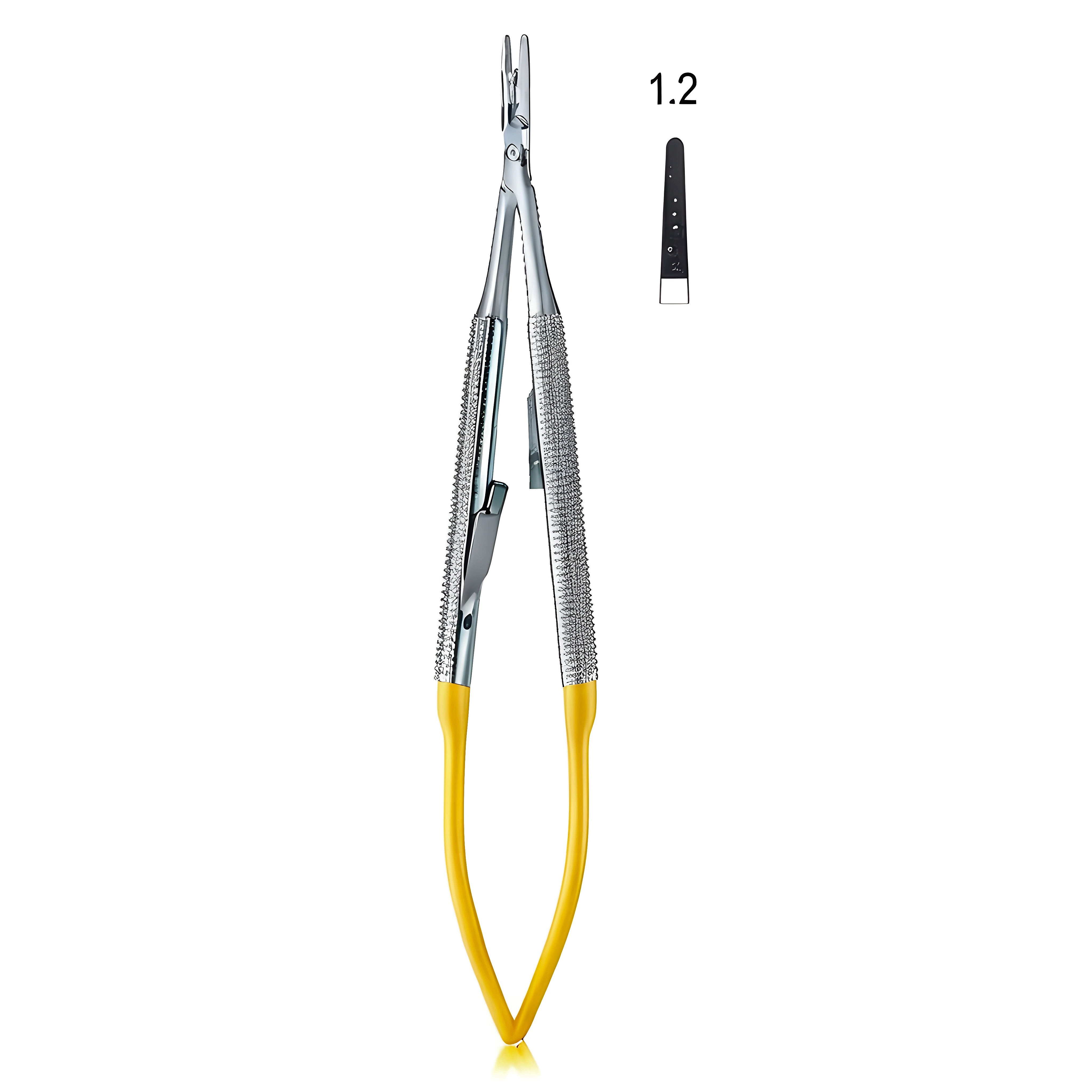 Castroviejo Ndle Holder str 1.2mm 14cm TC R/H