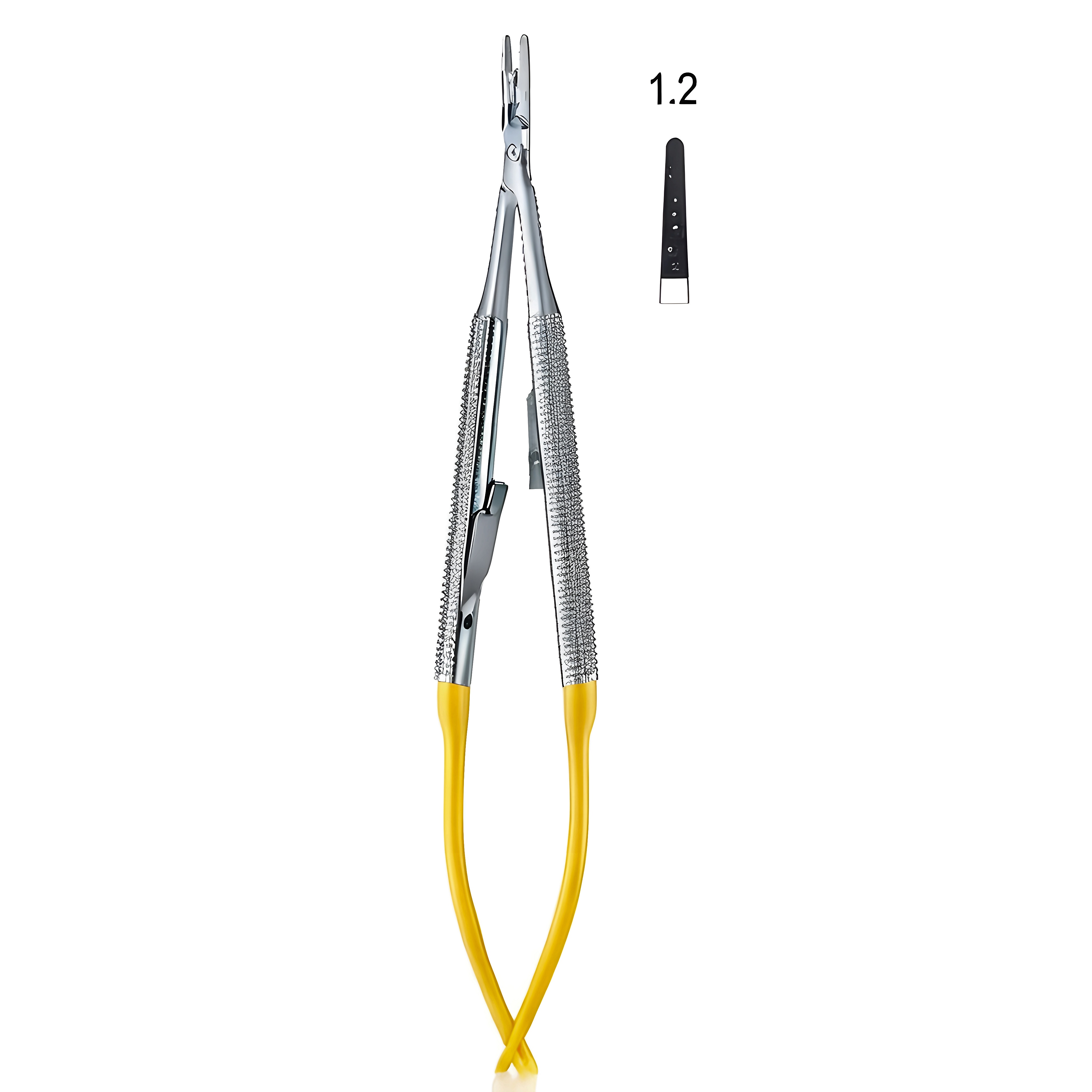 Castroviejo Ndle Holder str 1.2mm 15cm TC R/H