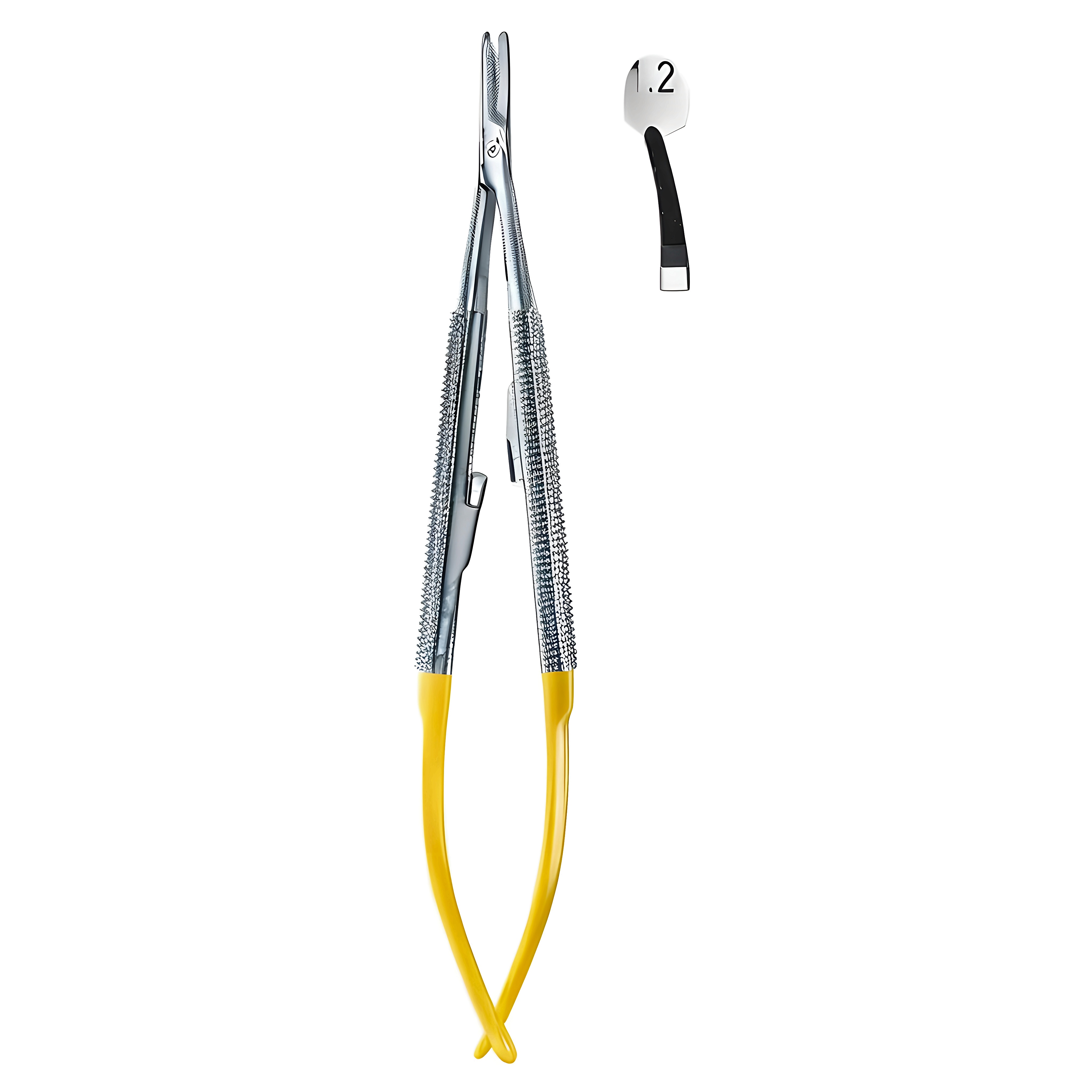 Castroviejo Ndle Holder cvd 1.2mm 15cm TC R/H