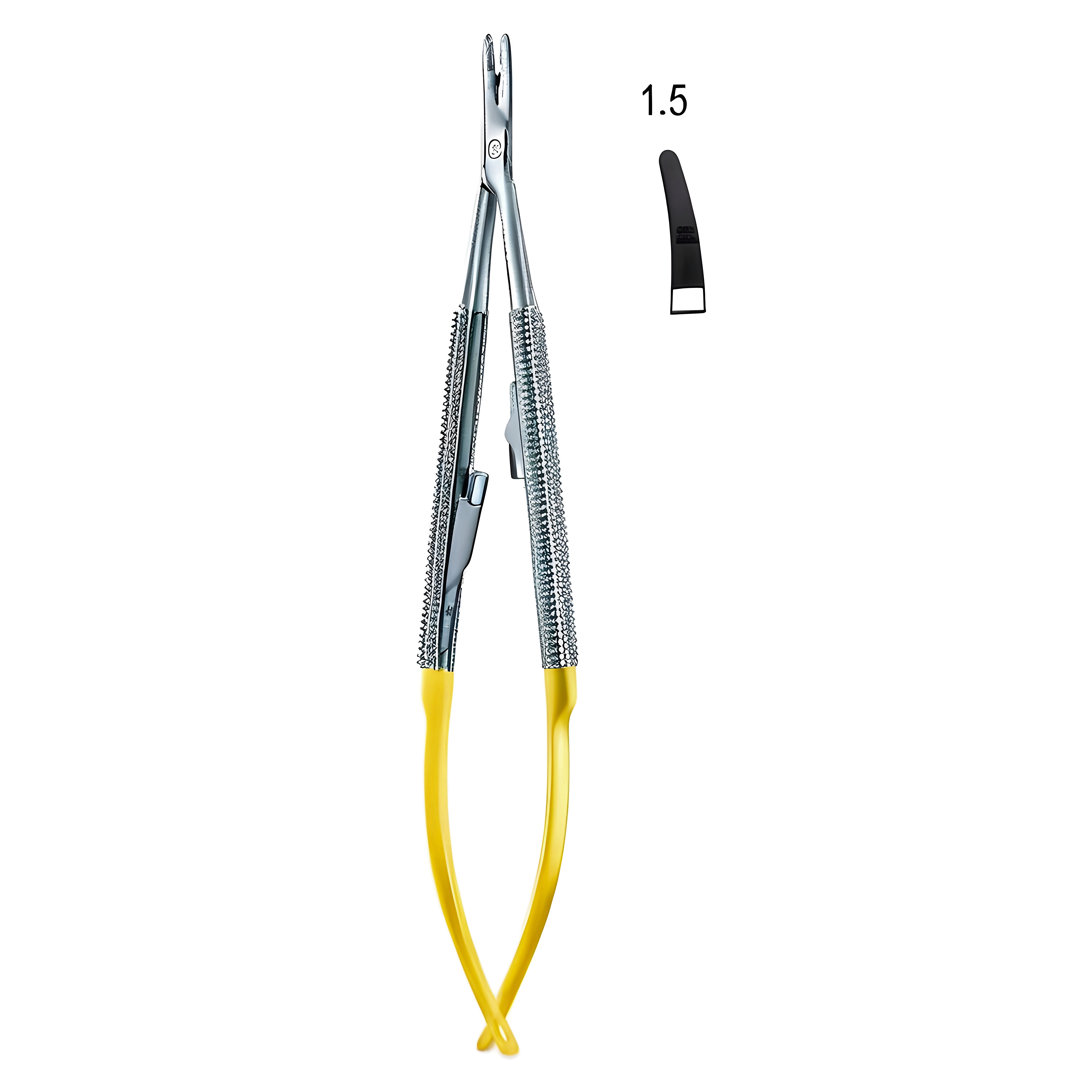 Castroviejo Ndle Holder cvd 1.5mm 14cm TC R/H