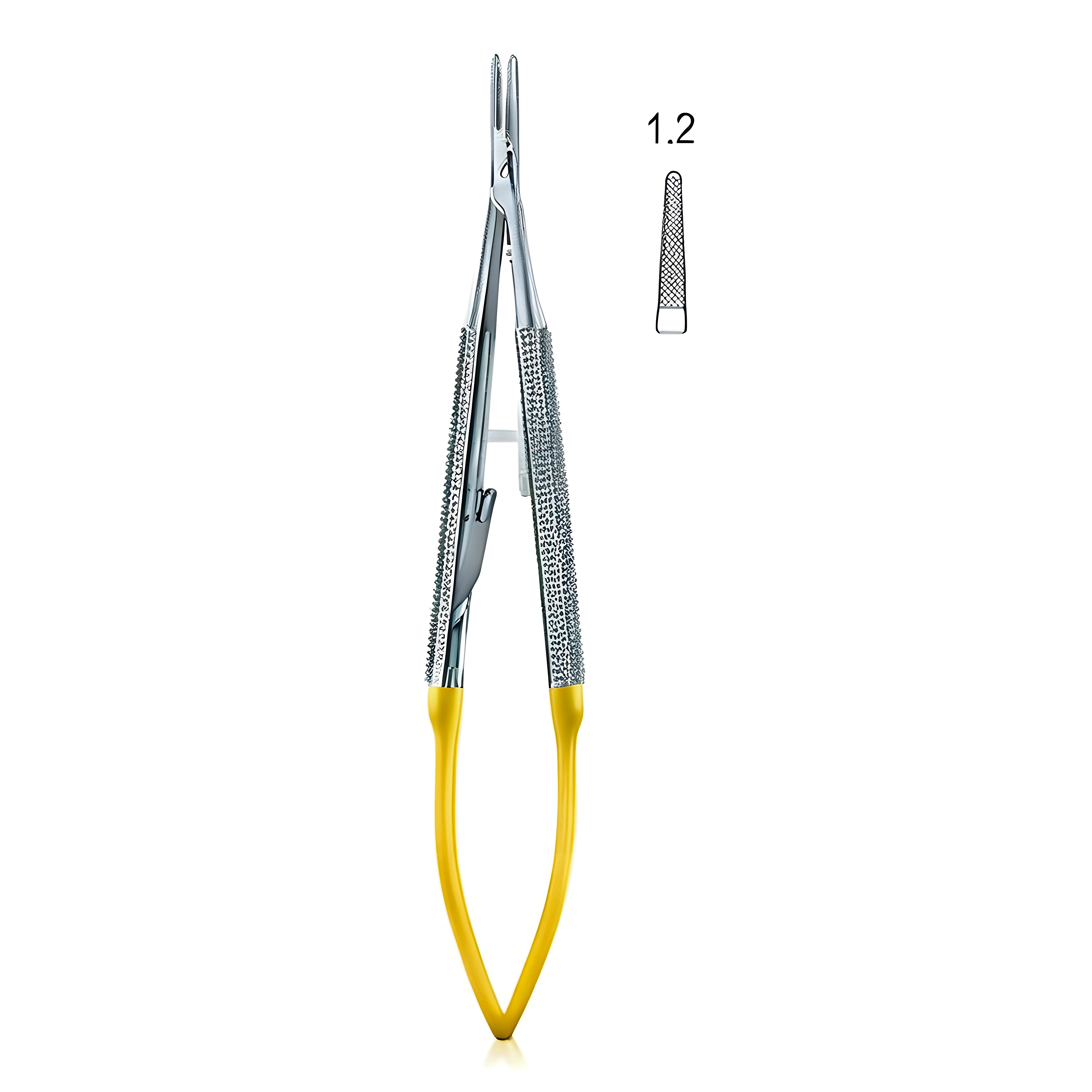 Castroviejo Ndle Holder str 1.2mm 15cm TC R/H
