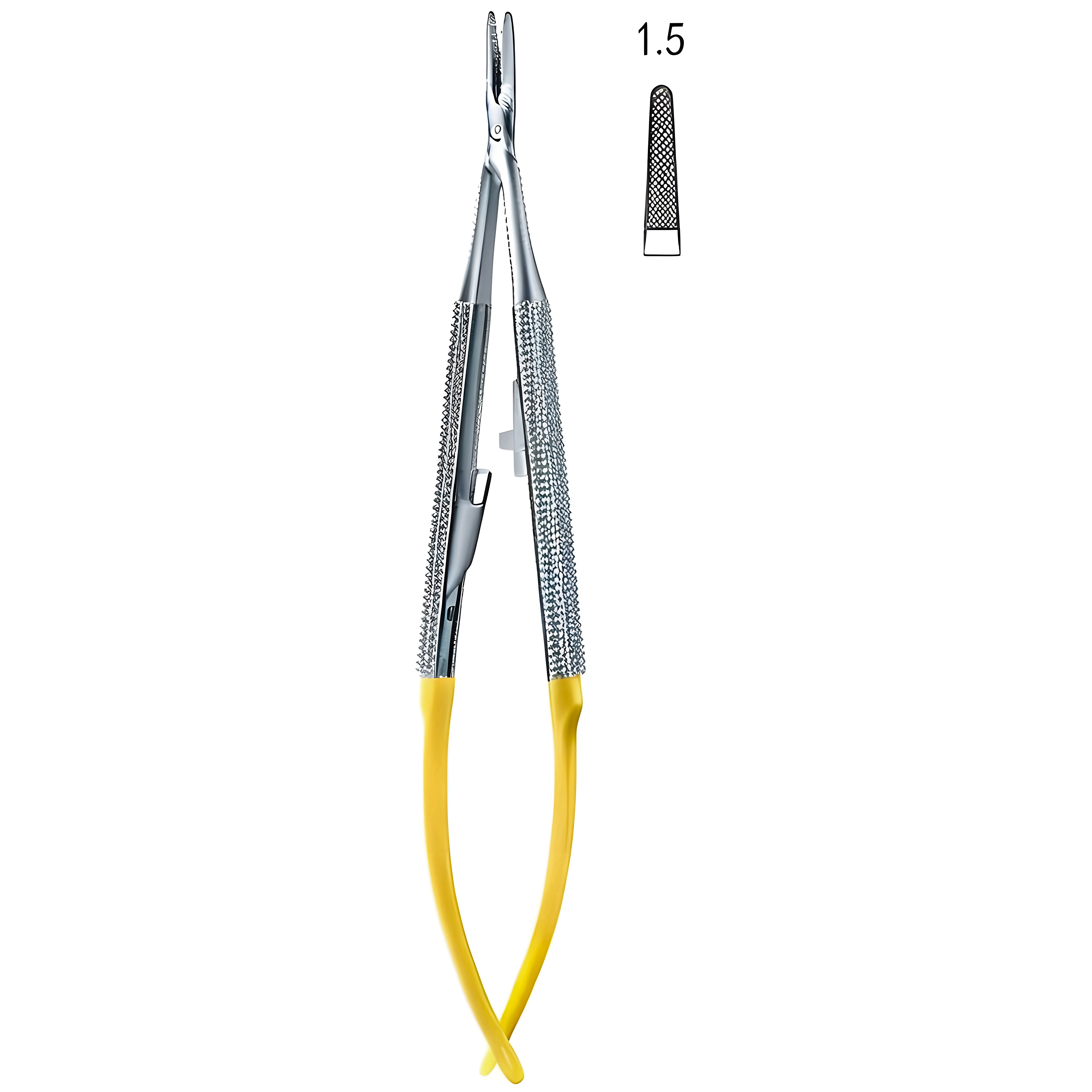 Castroviejo Ndle Holder str 1.5mm 14cm TC R/H