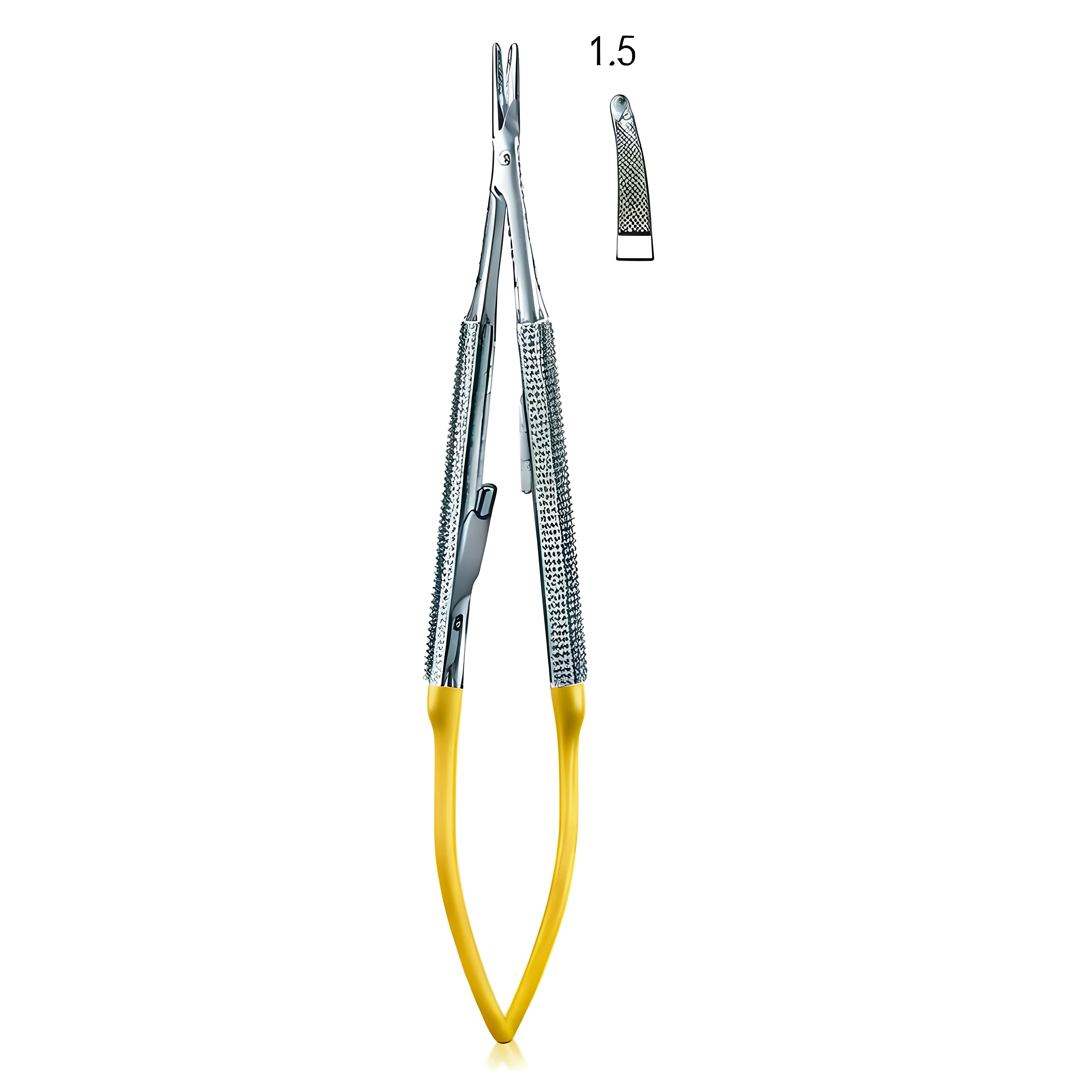 Castroviejo Ndle Holder cvd 1.5mm 14cm TC R/H