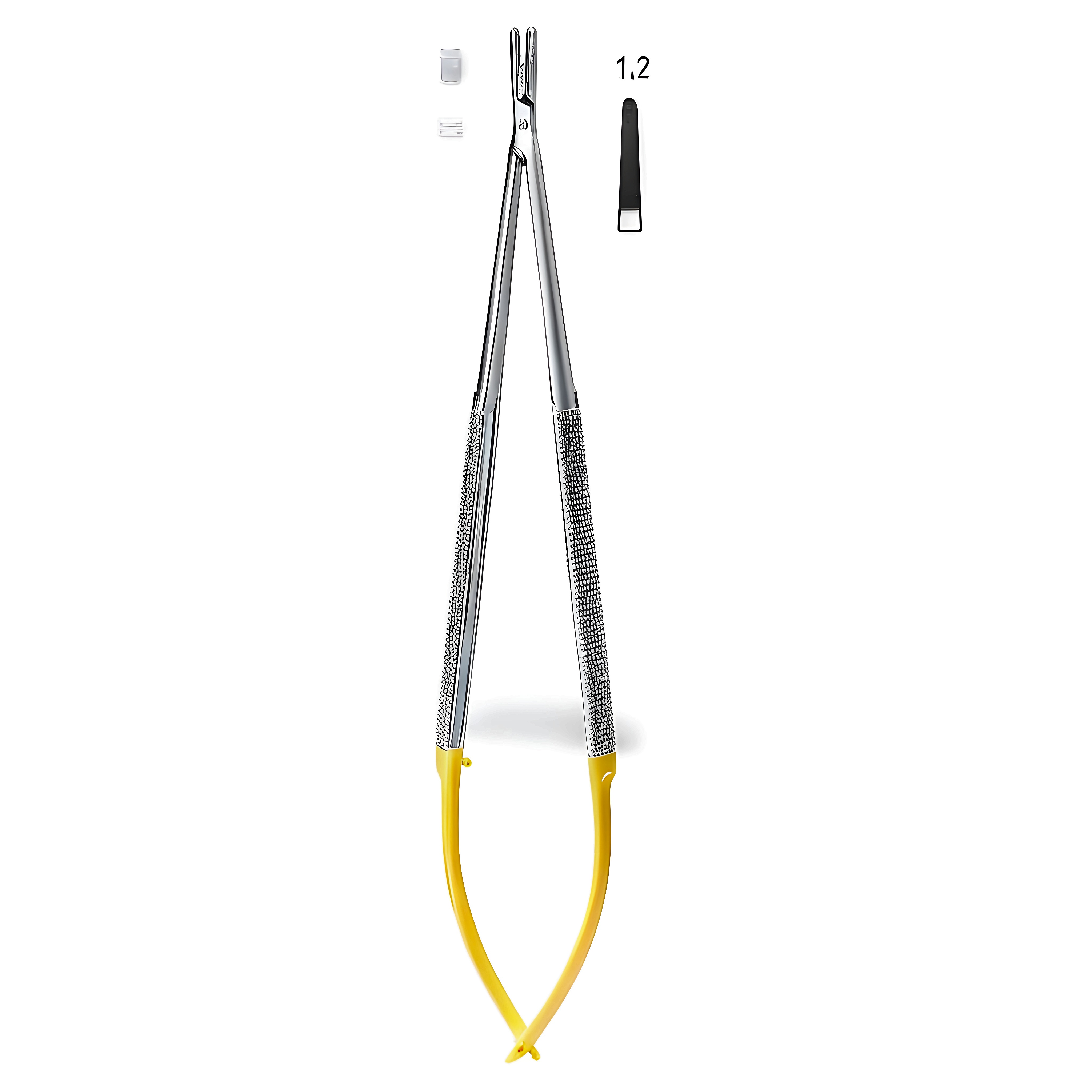 Castroviejo Micro Ndle Holder str 21cm TC R/H