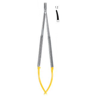 Castroviejo Micro Ndle Holder cvd 18cm TC R/H