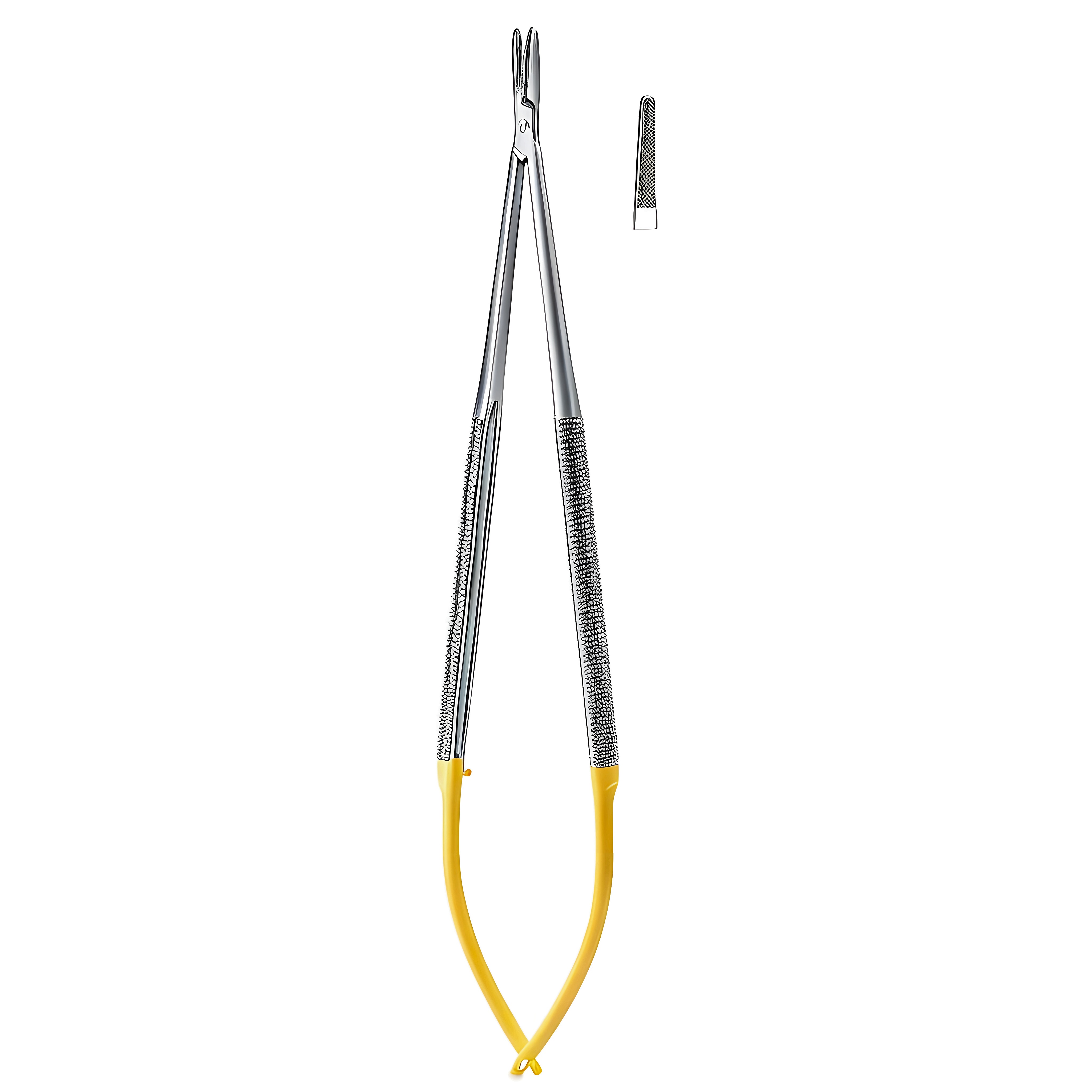 Castroviejo Micro Ndle Holder str 18cm TC R/H