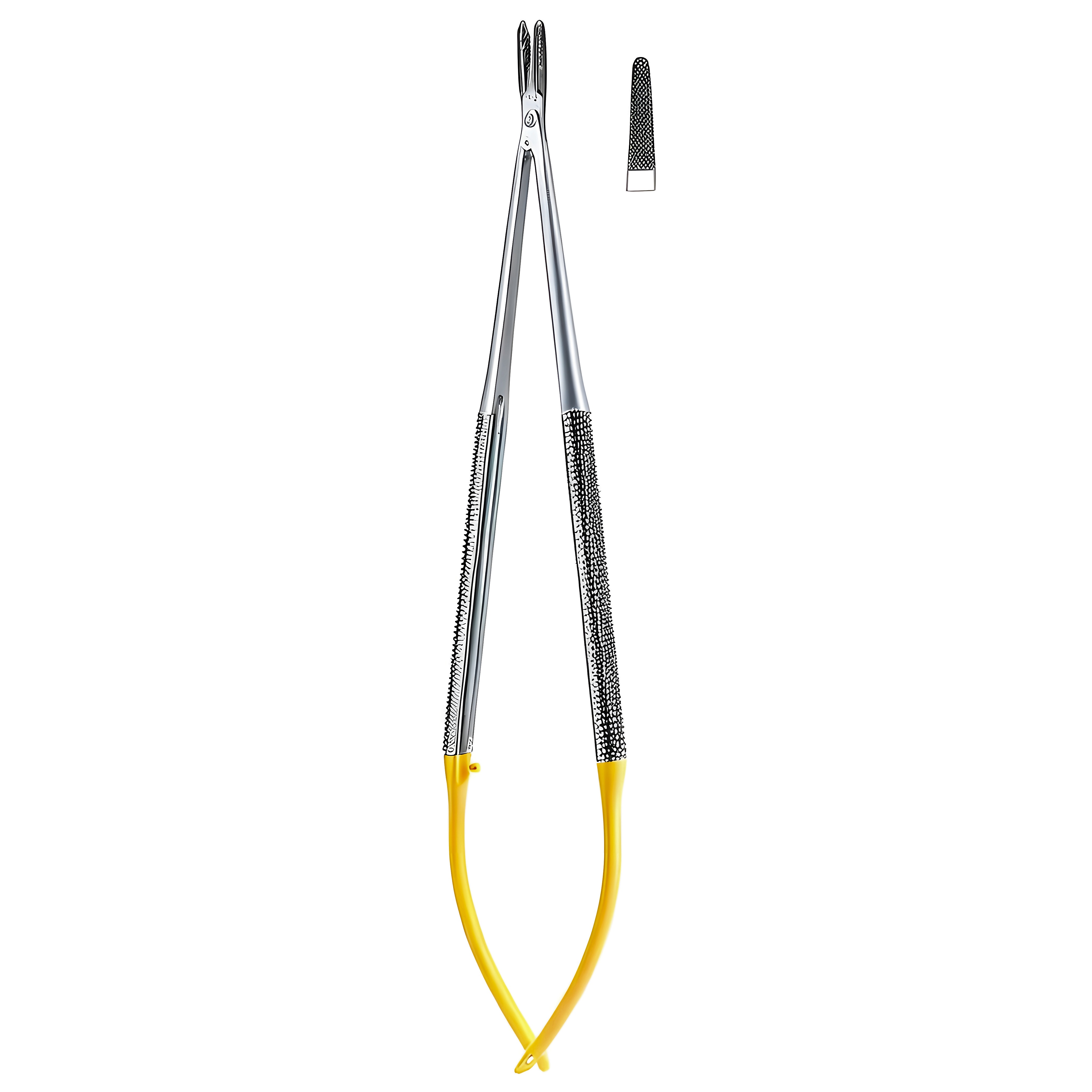 Castroviejo Micro Ndle Holder str 18cm TC R/H