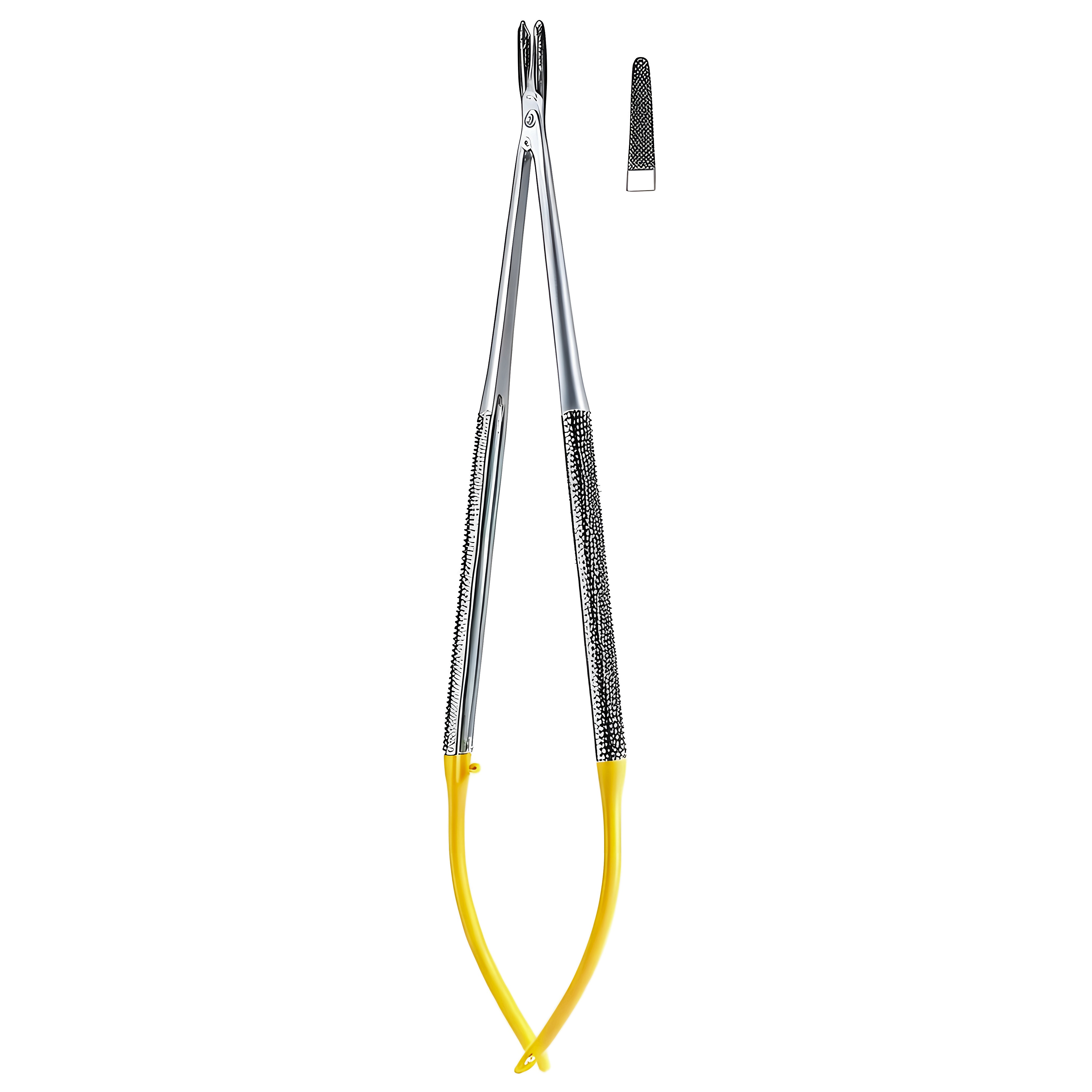 Castroviejo Micro Ndle Holder str 21cm TC R/H