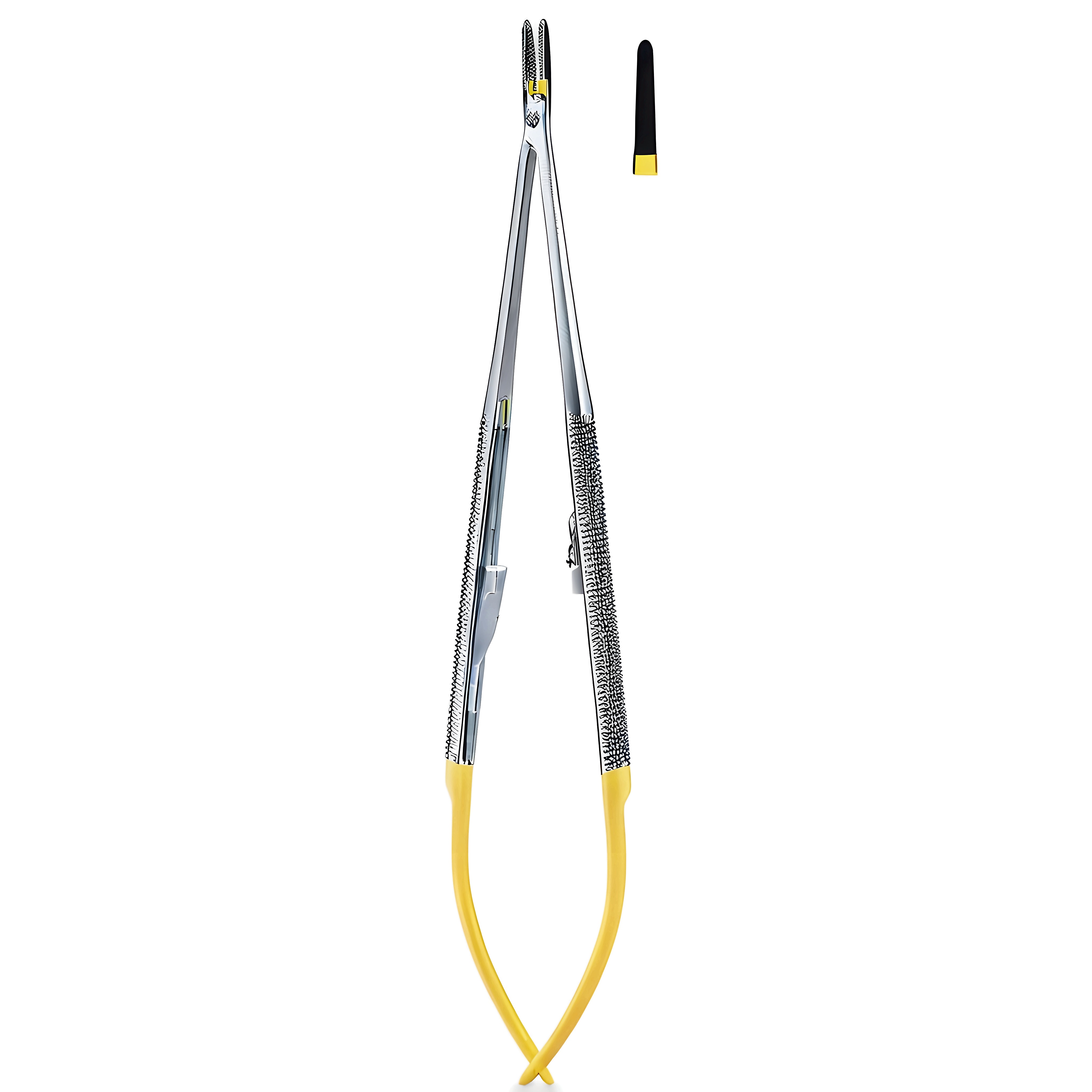 Castroviejo Micro Ndle Holder str 18cm TC R/H