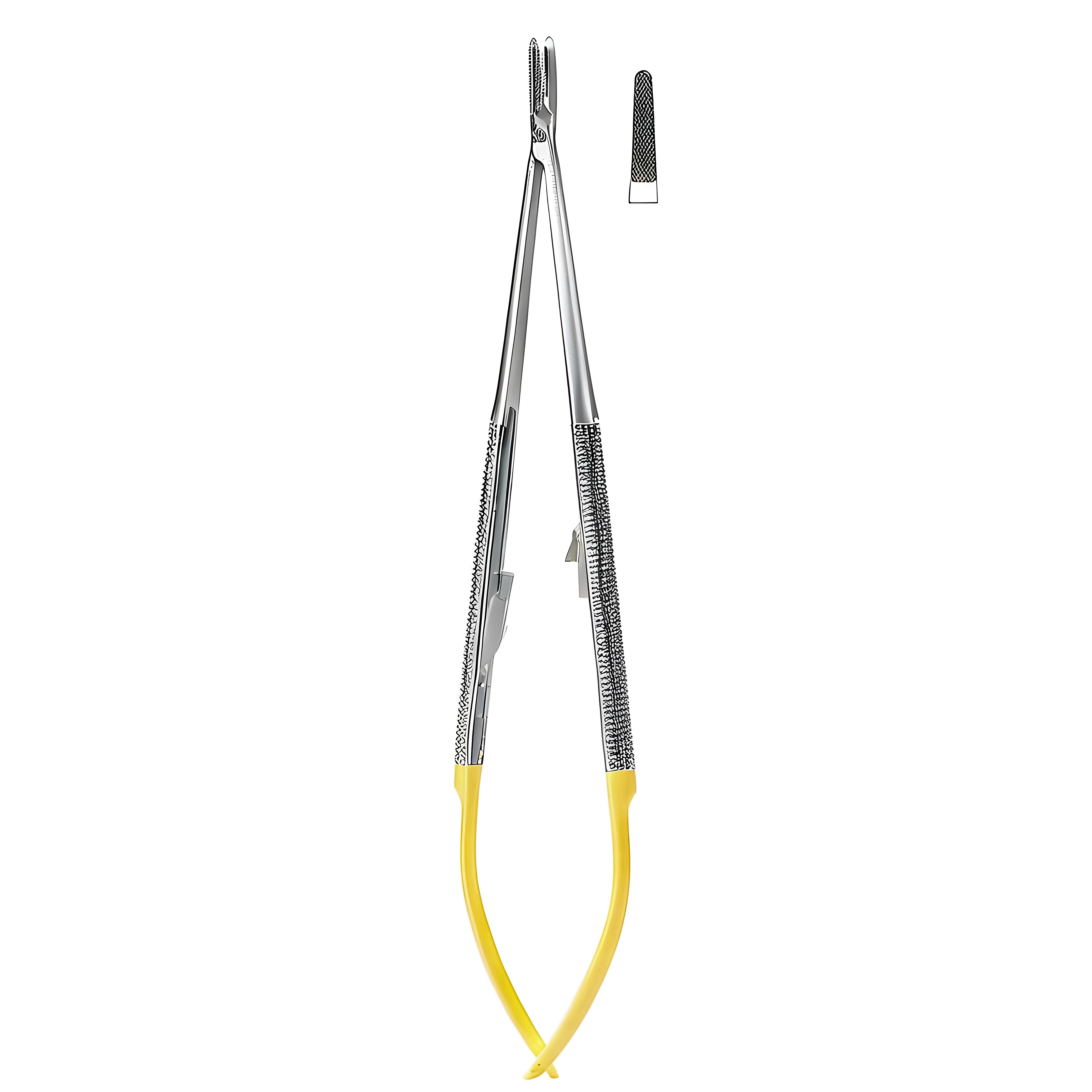 Castroviejo Micro Ndle Holder str 18cm TC R/H