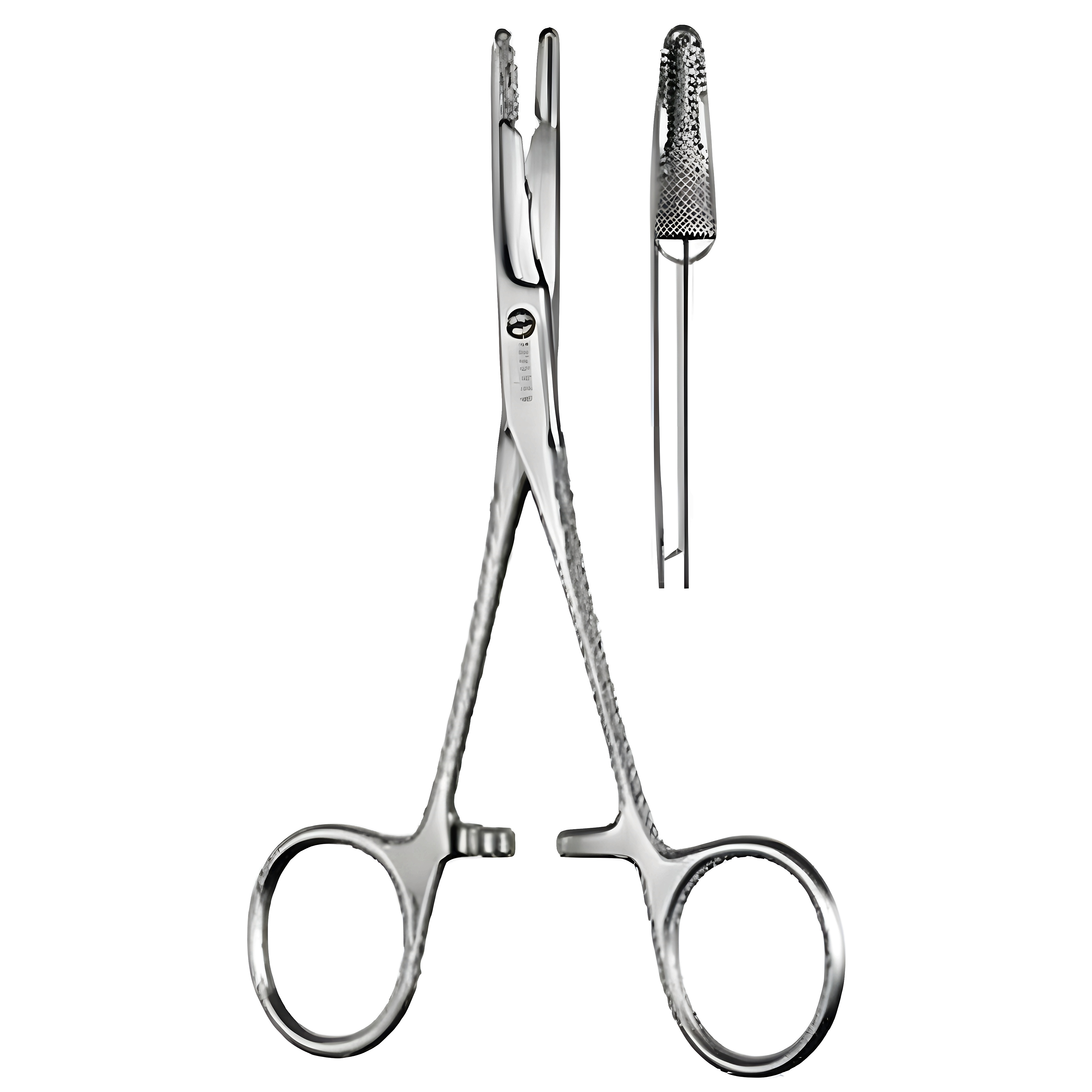 Olsen-Hegar Needle Holder w/blood groove 14cm