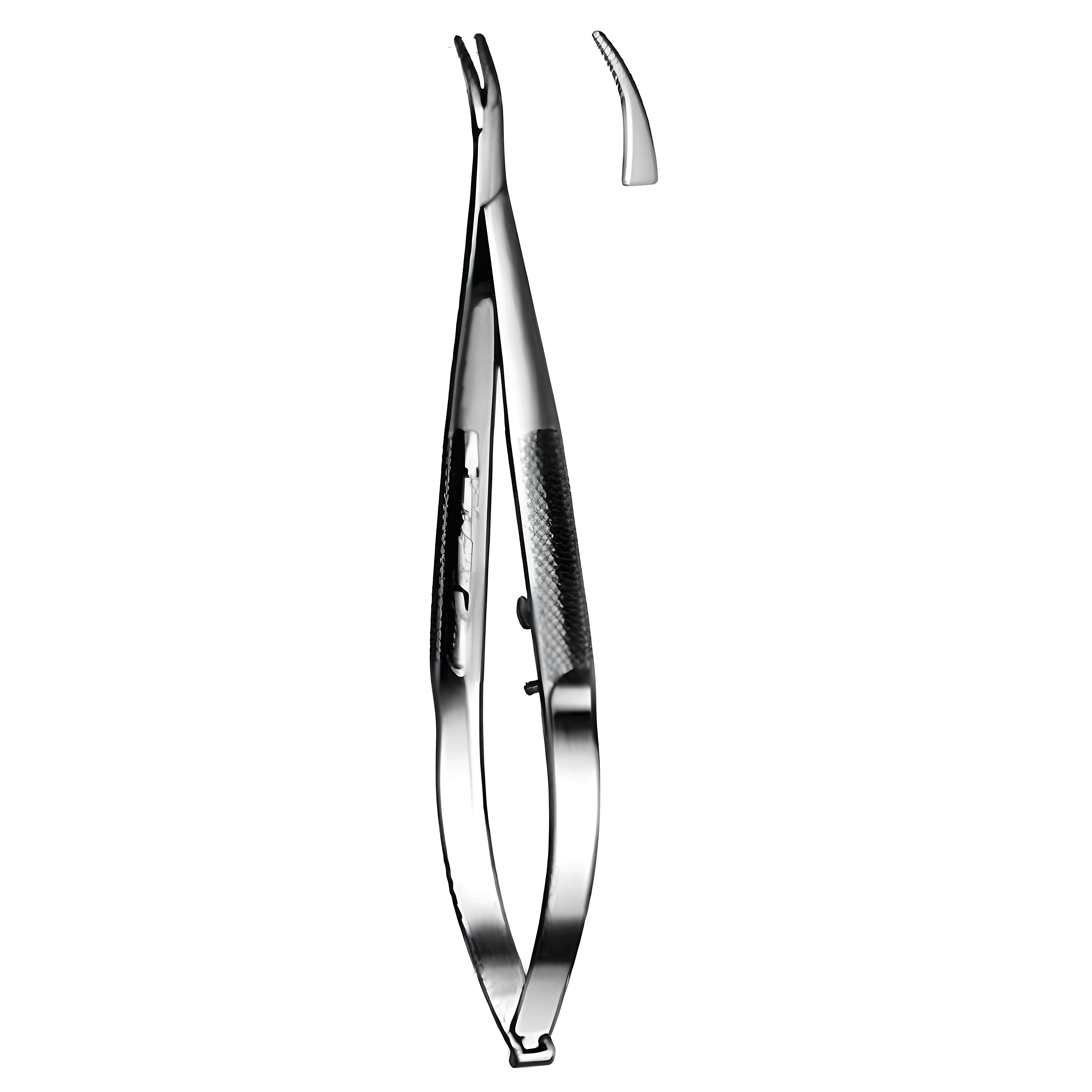 Barraquer Micro Needle Holder w/catch 14cm