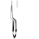 Micro Needle Holder str smooth bent shaft 23cm