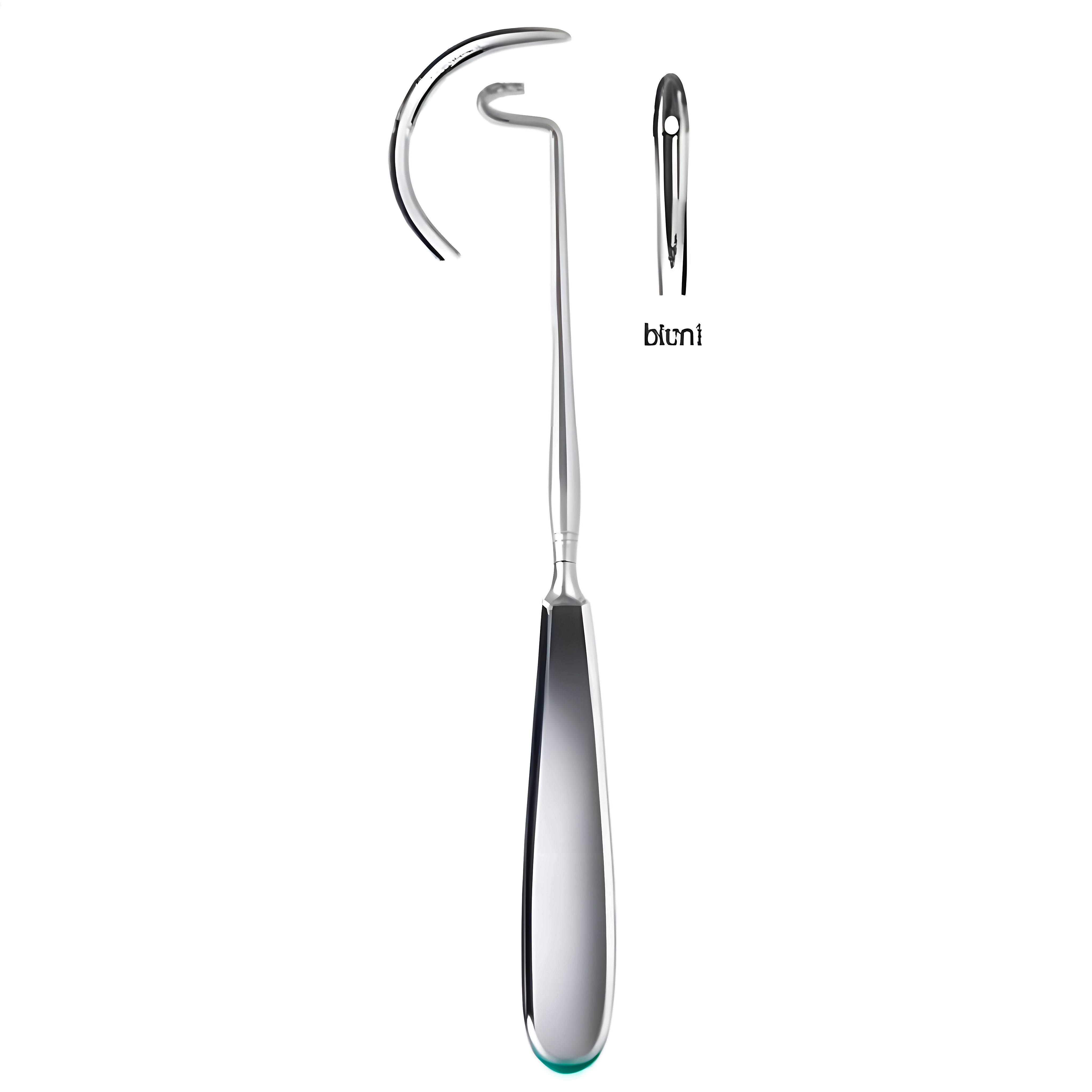 Deschamps Ligature Needle blunt left 21cm