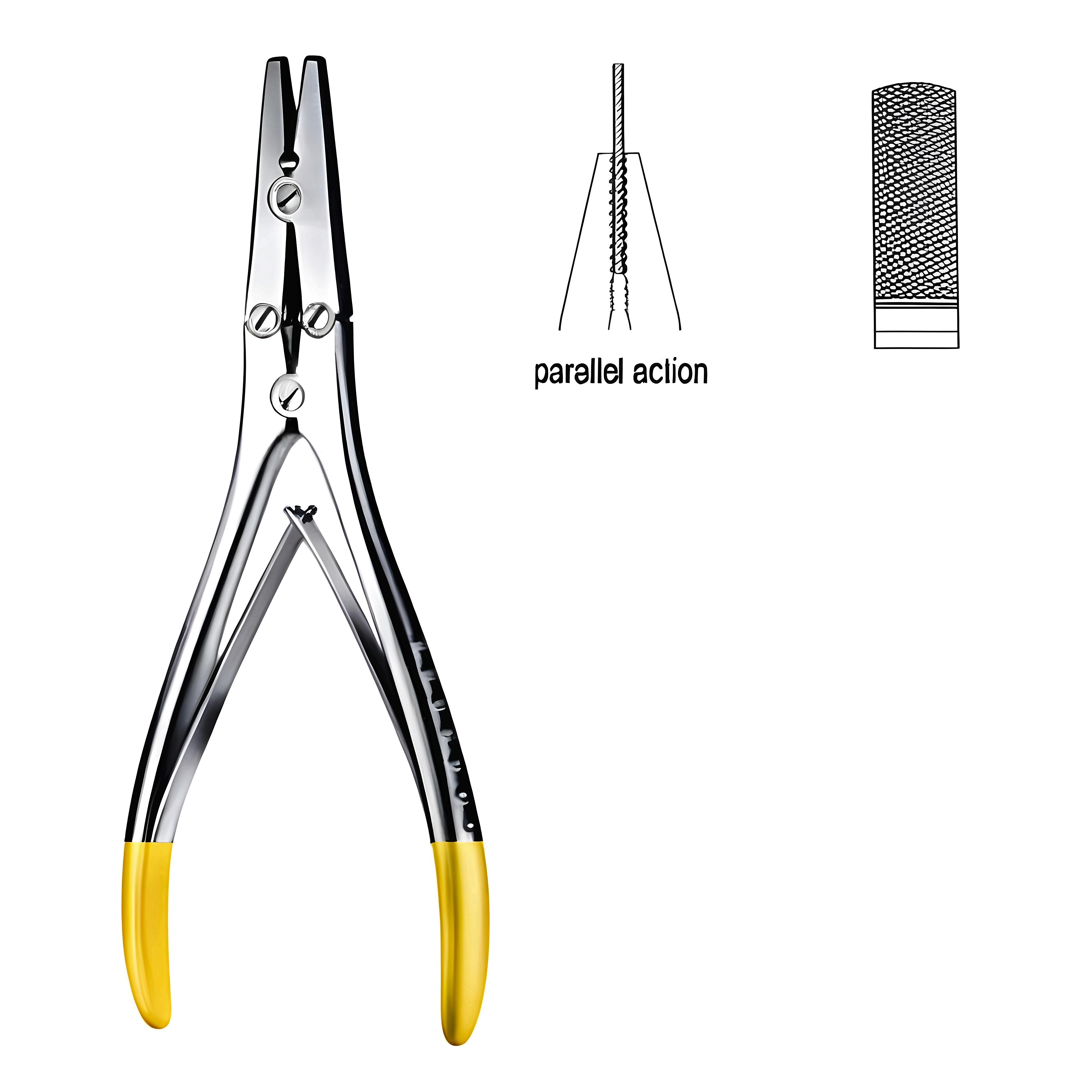 Wire Twisting Plier dbl.action broad 18cm TC