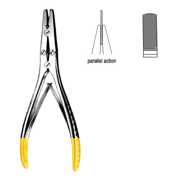 Wire Twisting Plier dbl.action broad 18cm TC