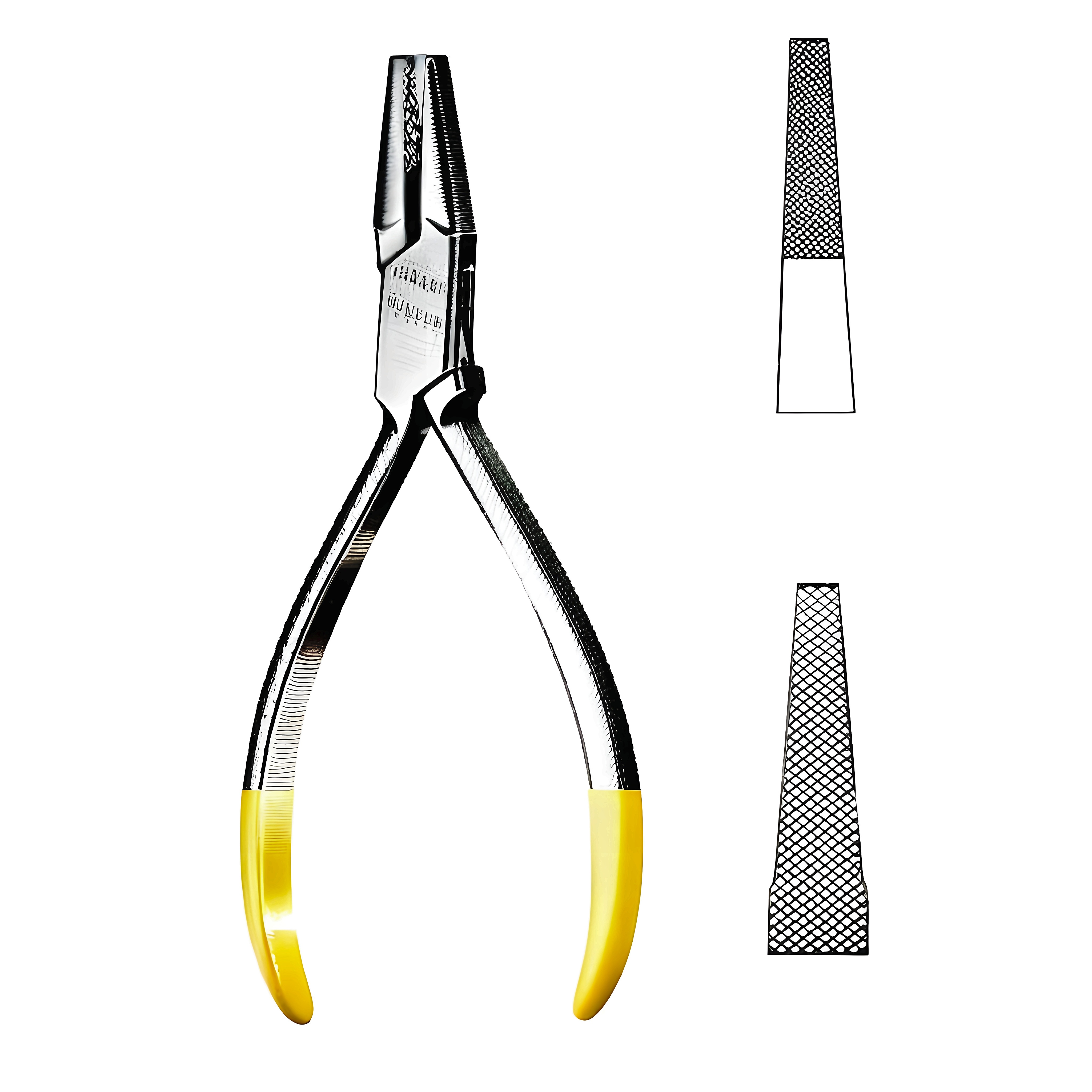 Flat Nose Plier 14cm TC