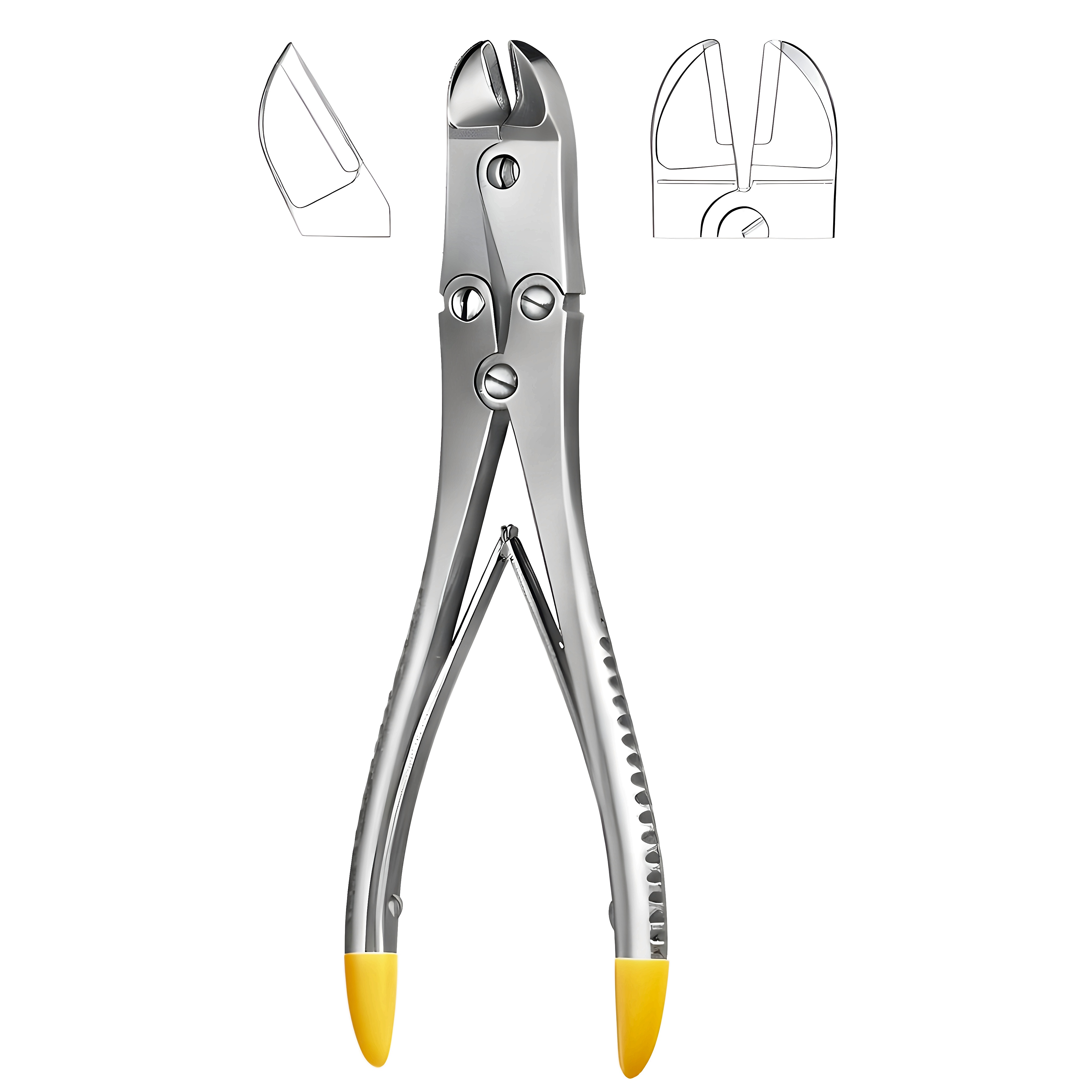 Wire Cutter dbl.action cvd 18cm TC