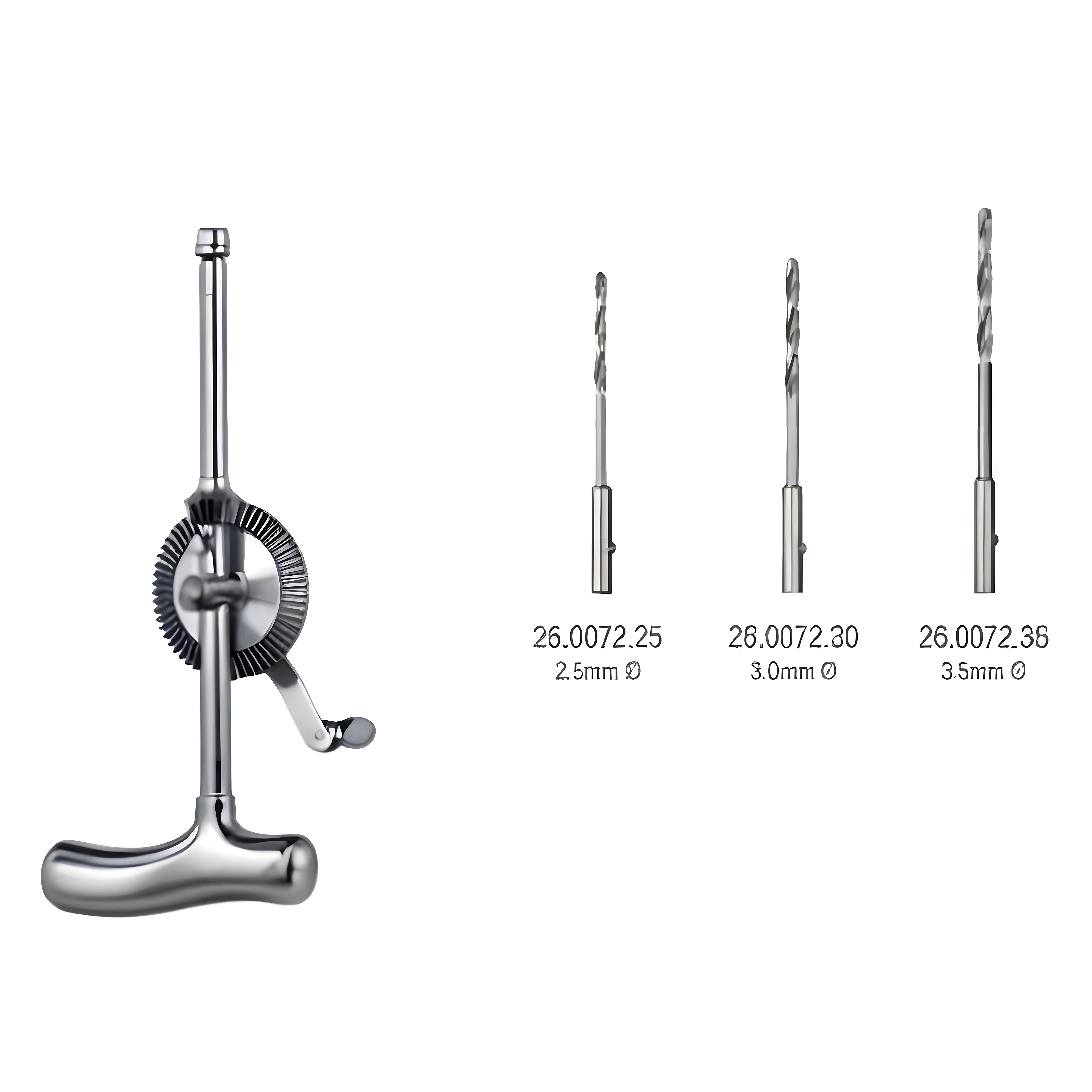 Stille Sherman Hand Drill w/drill 24cm compl.