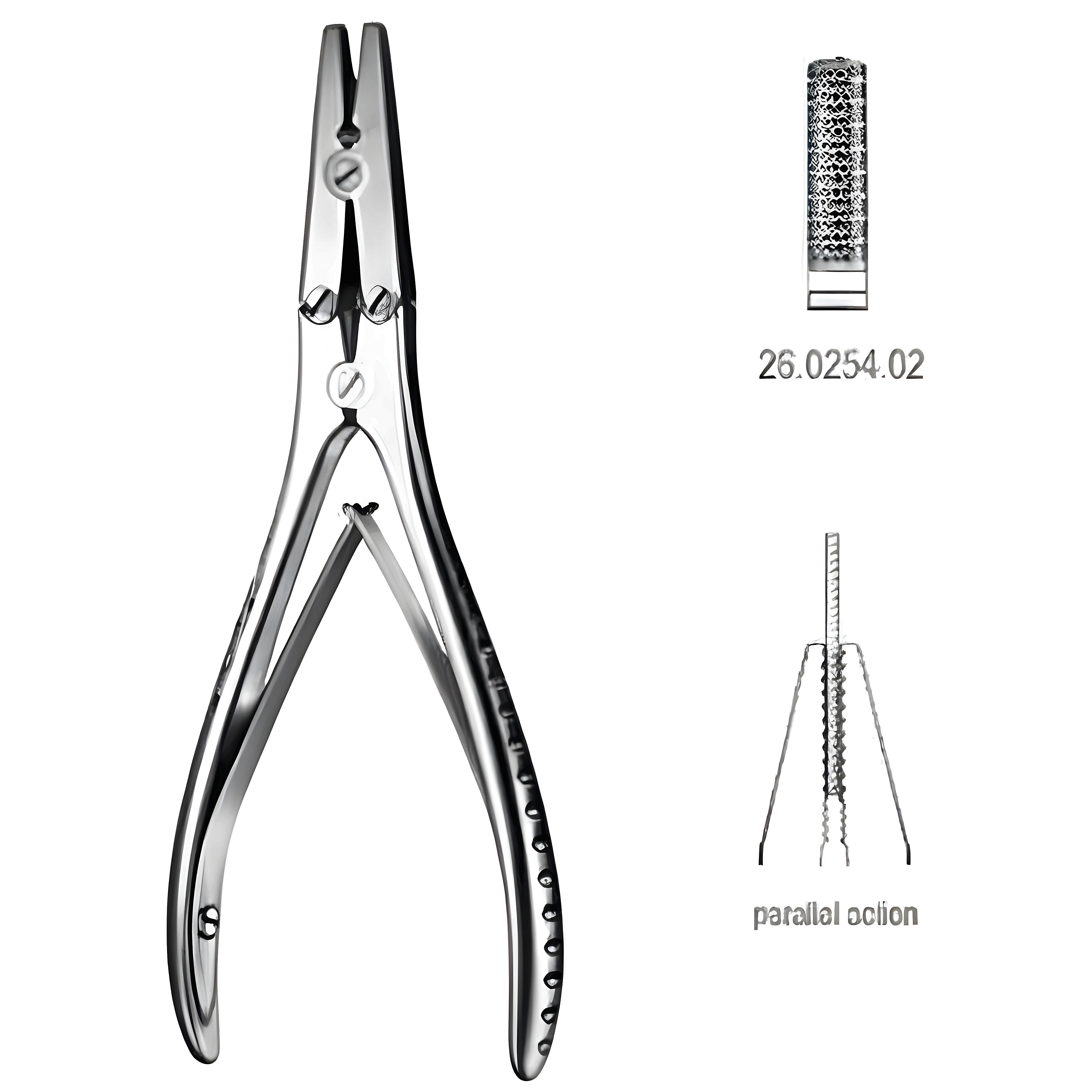 Wire Twisting Plier dbl.action medium 18cm