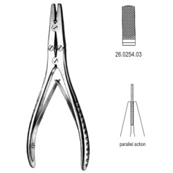 Wire Twisting Plier dbl.action broad 18cm