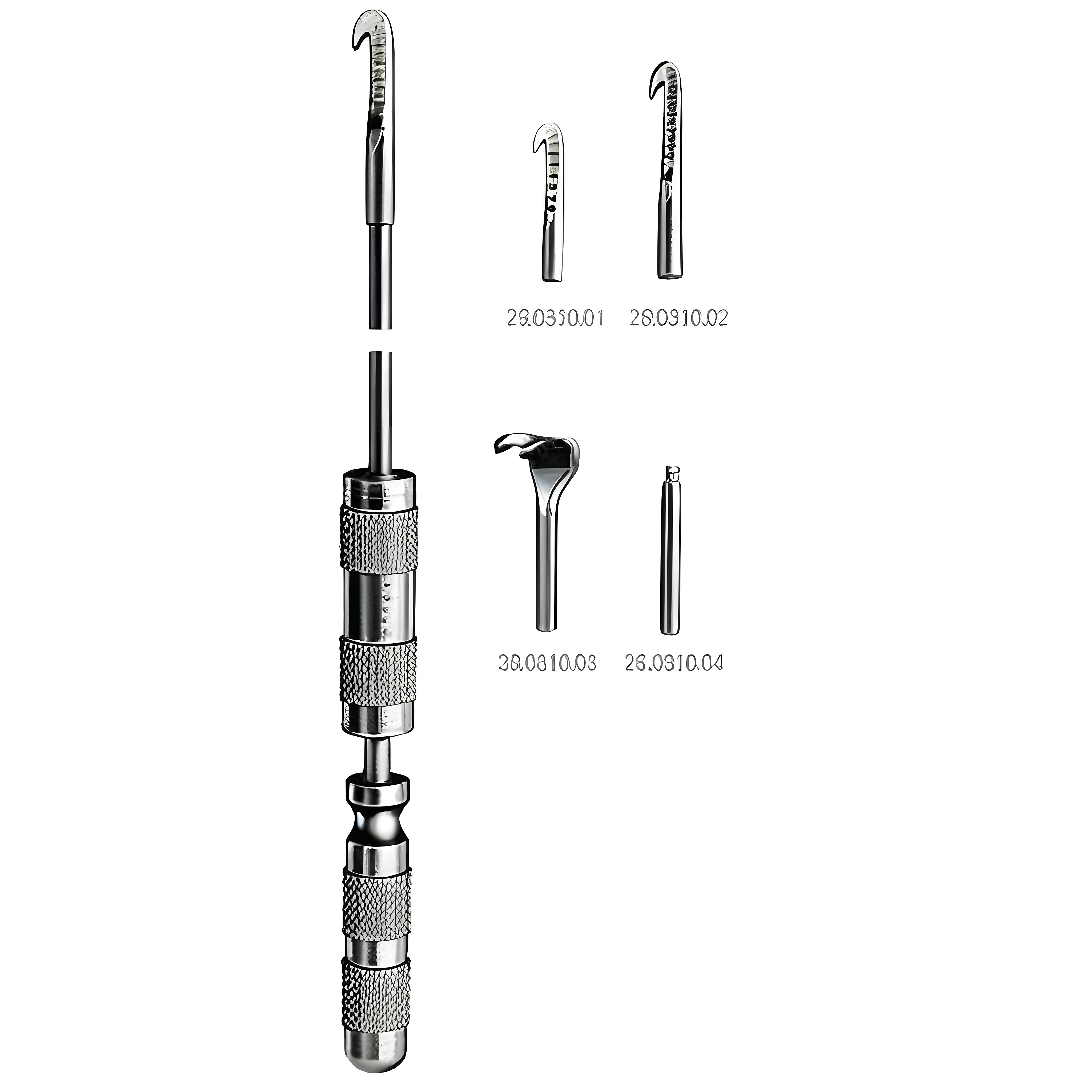 Kuentscher Nail Extractor w/2 Hooks 63cm