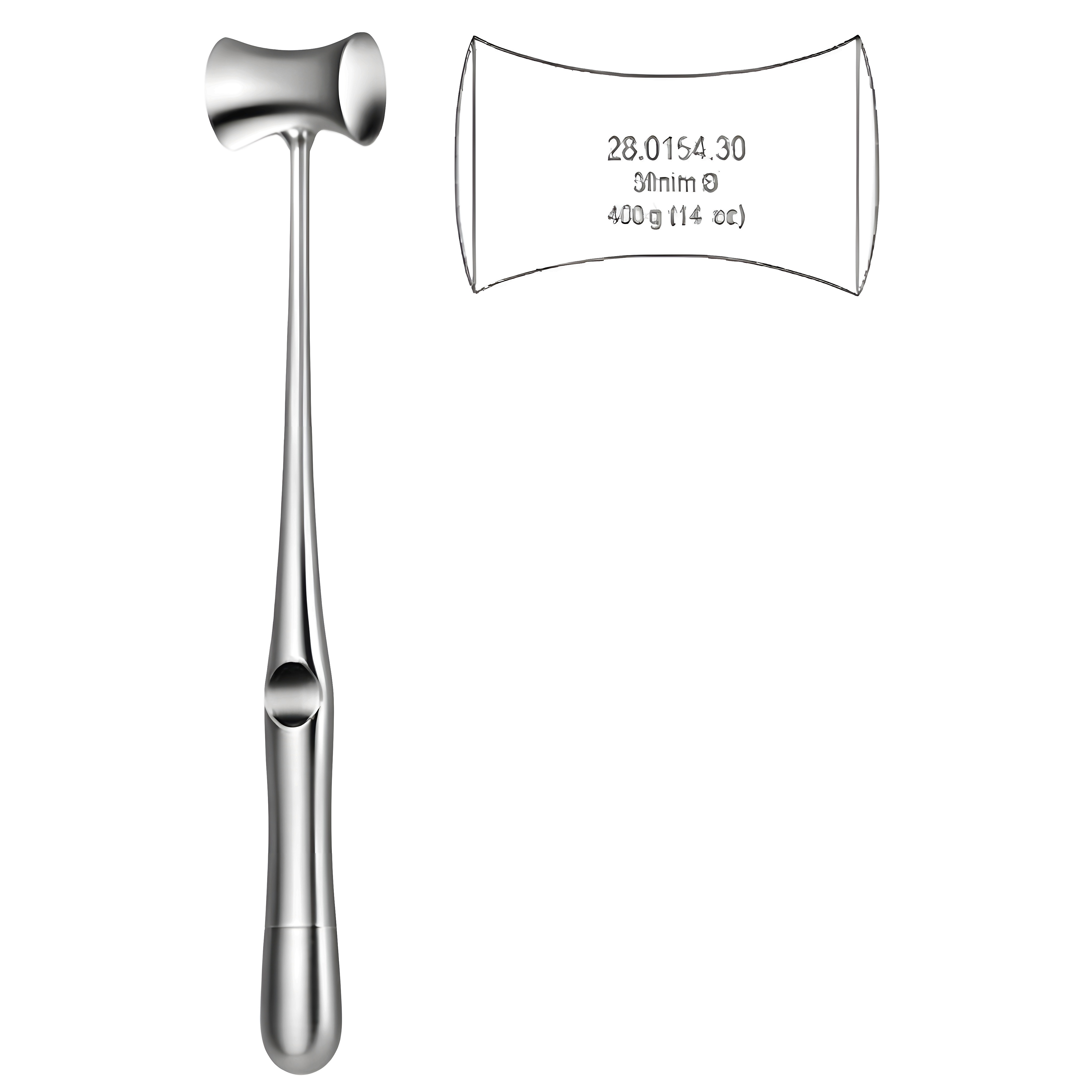 Williger B/Mallet Lead filled 400g, 30mm 24cm