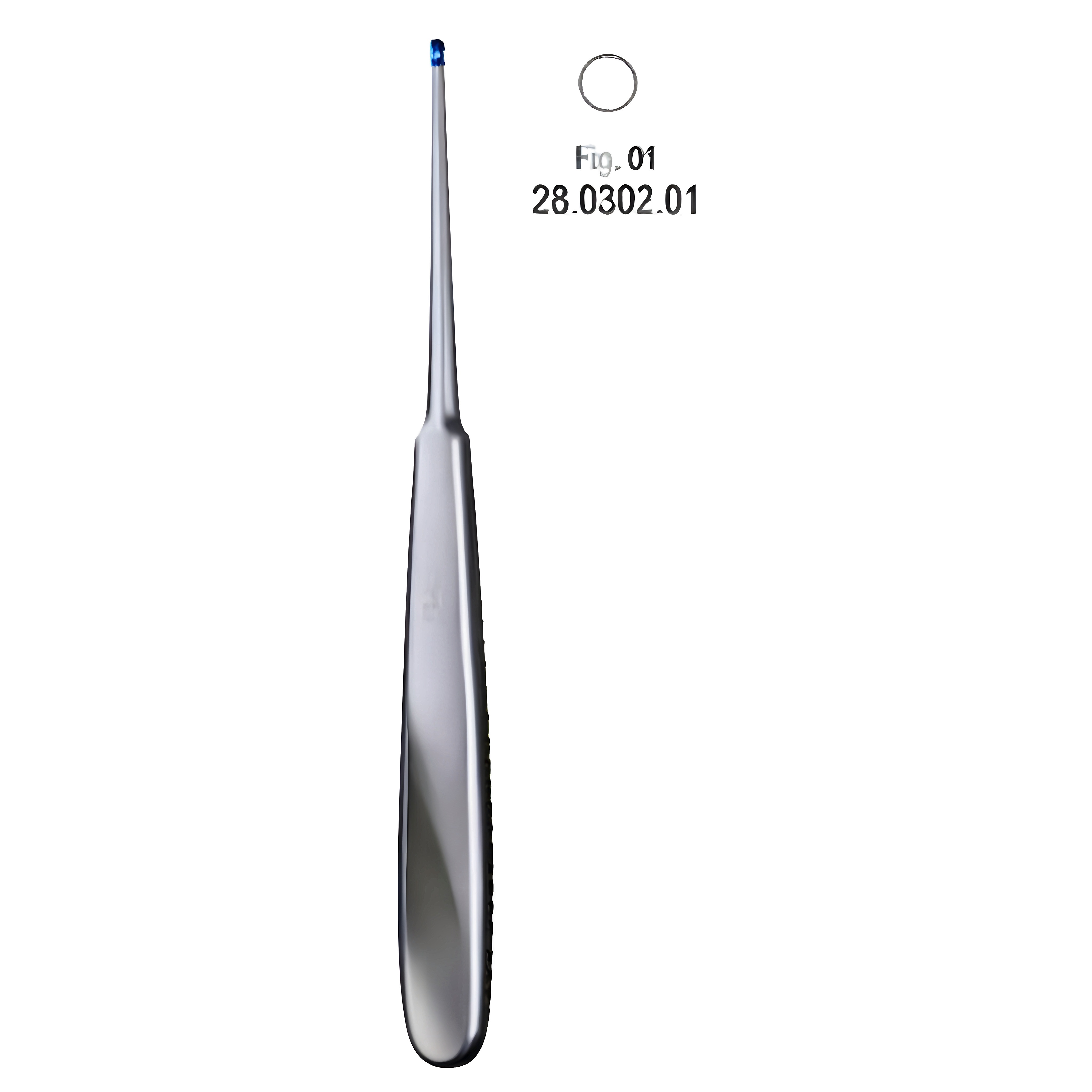 Williger Bone Curette round 17.5cm Fig.1