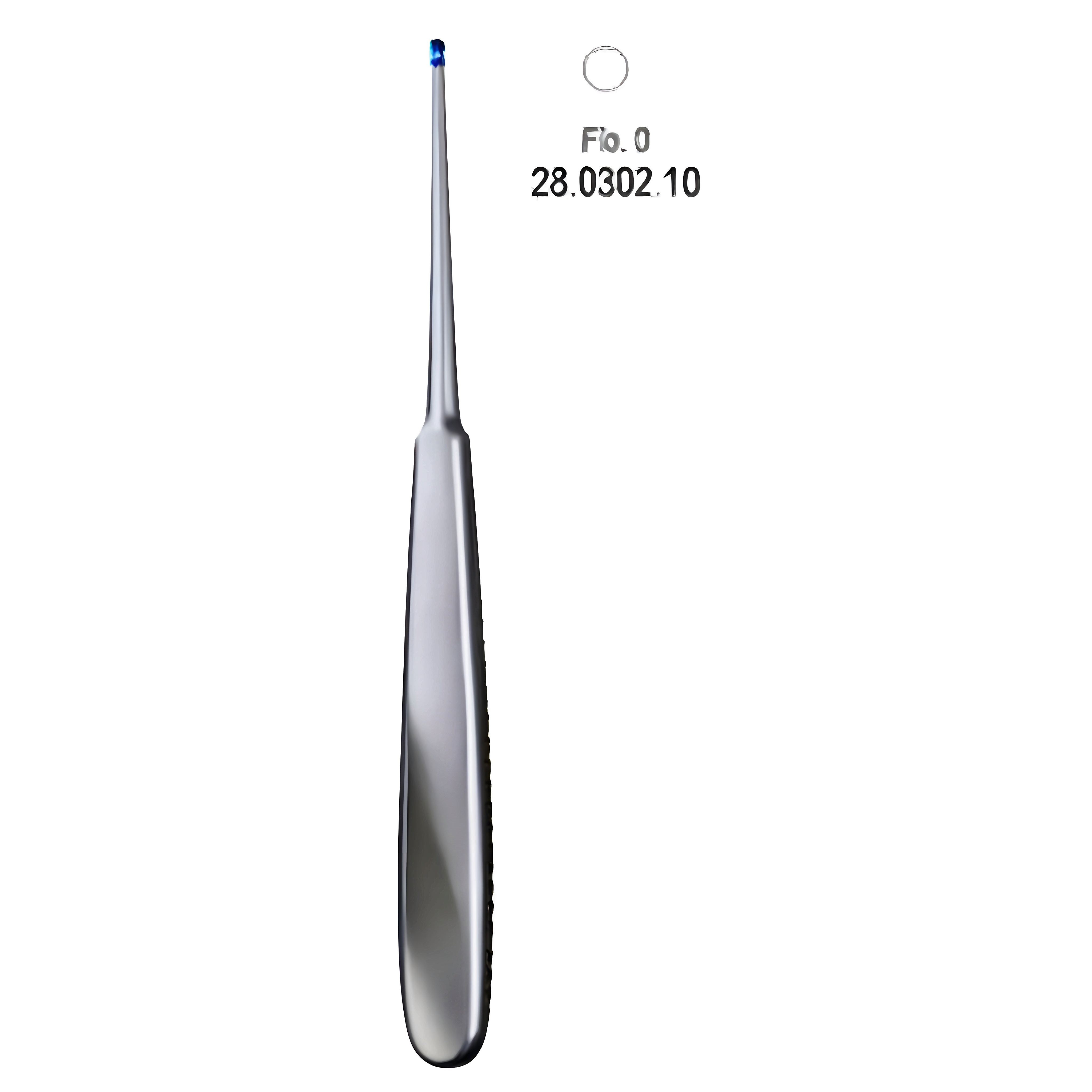 Williger Bone Curette round 17.5cm Fig.0