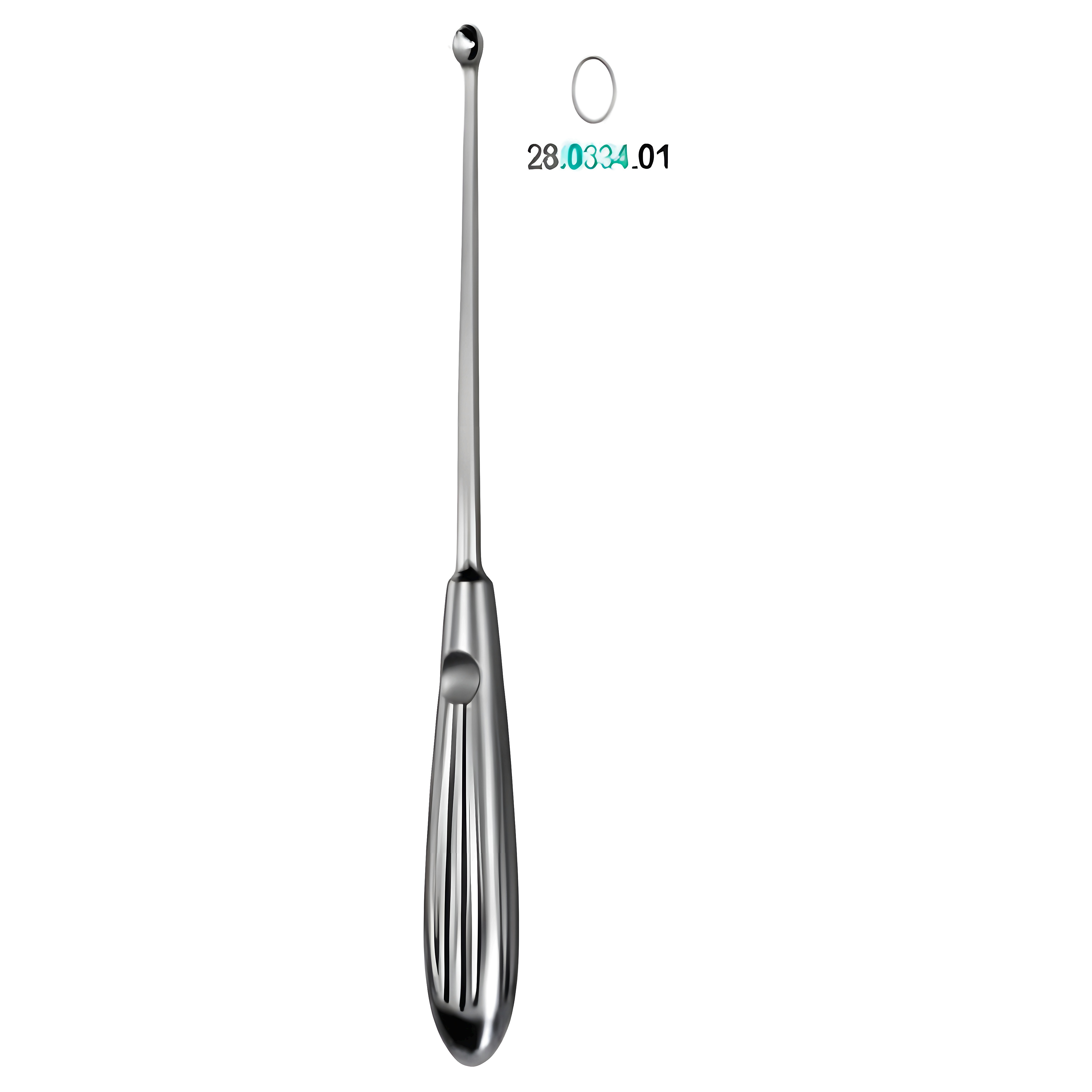 Halle Bone Curette Malleable 21cm Fig.1