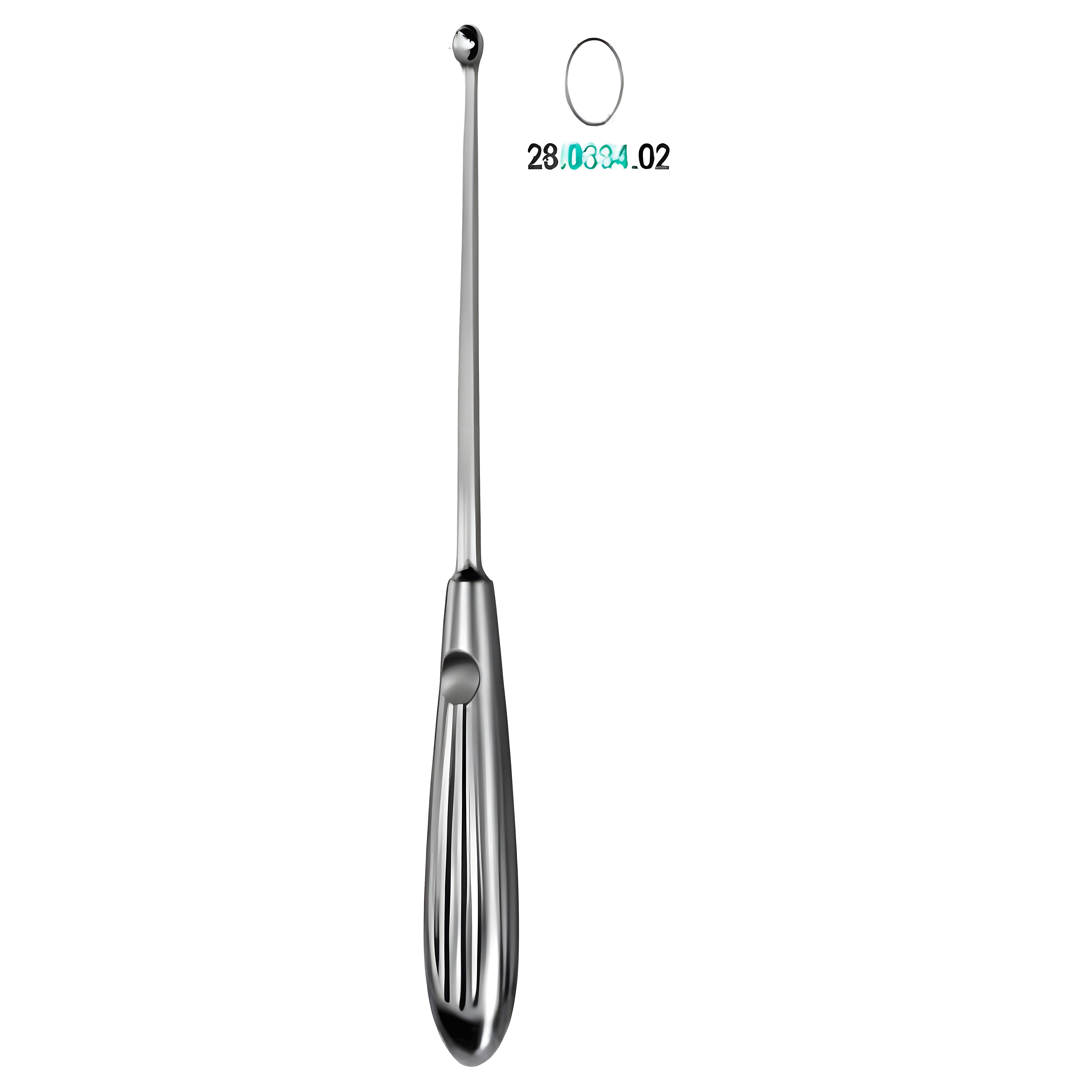 Halle Bone Curette Malleable 21cm Fig.2