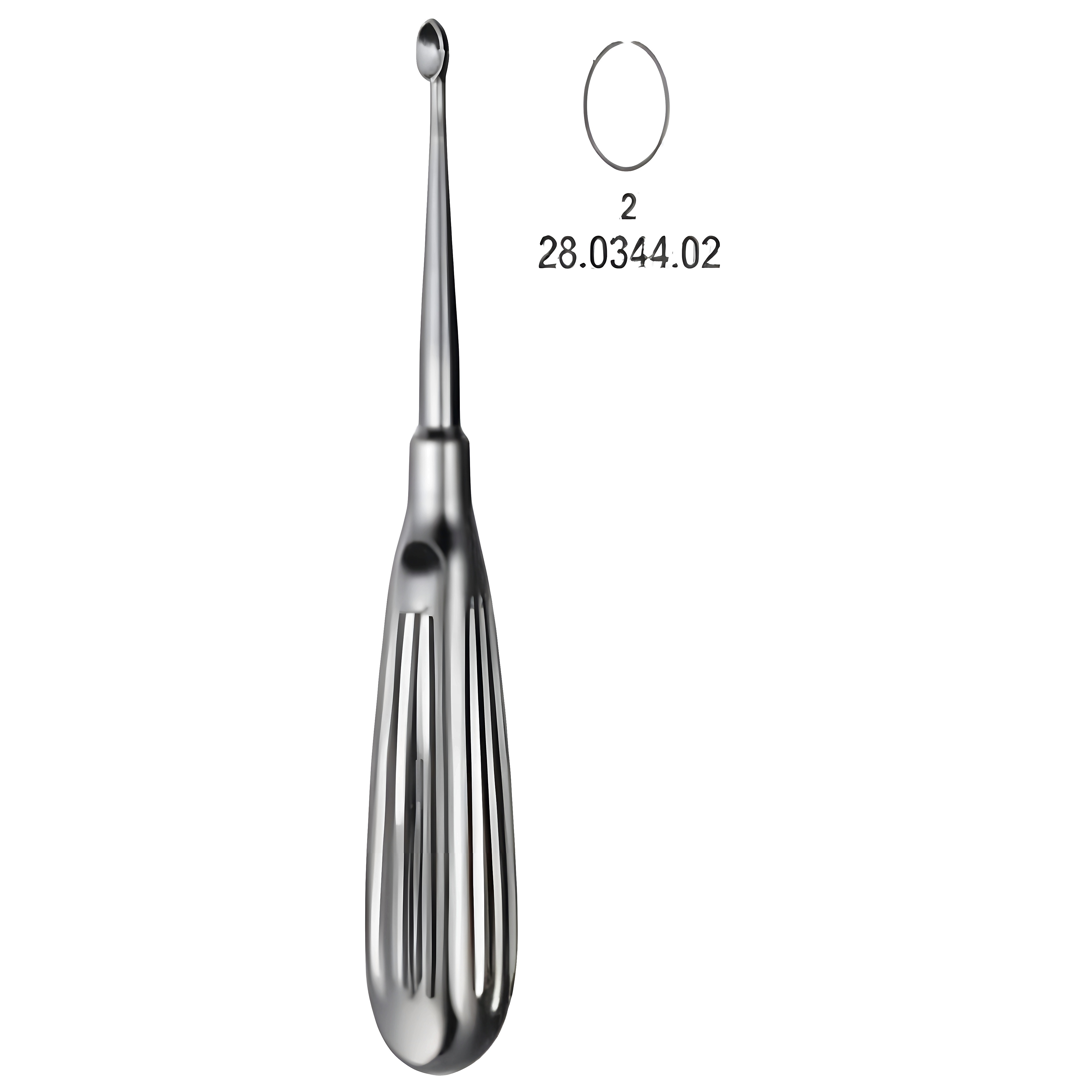 Volkmann Bone Curette 17cm, Fig.2